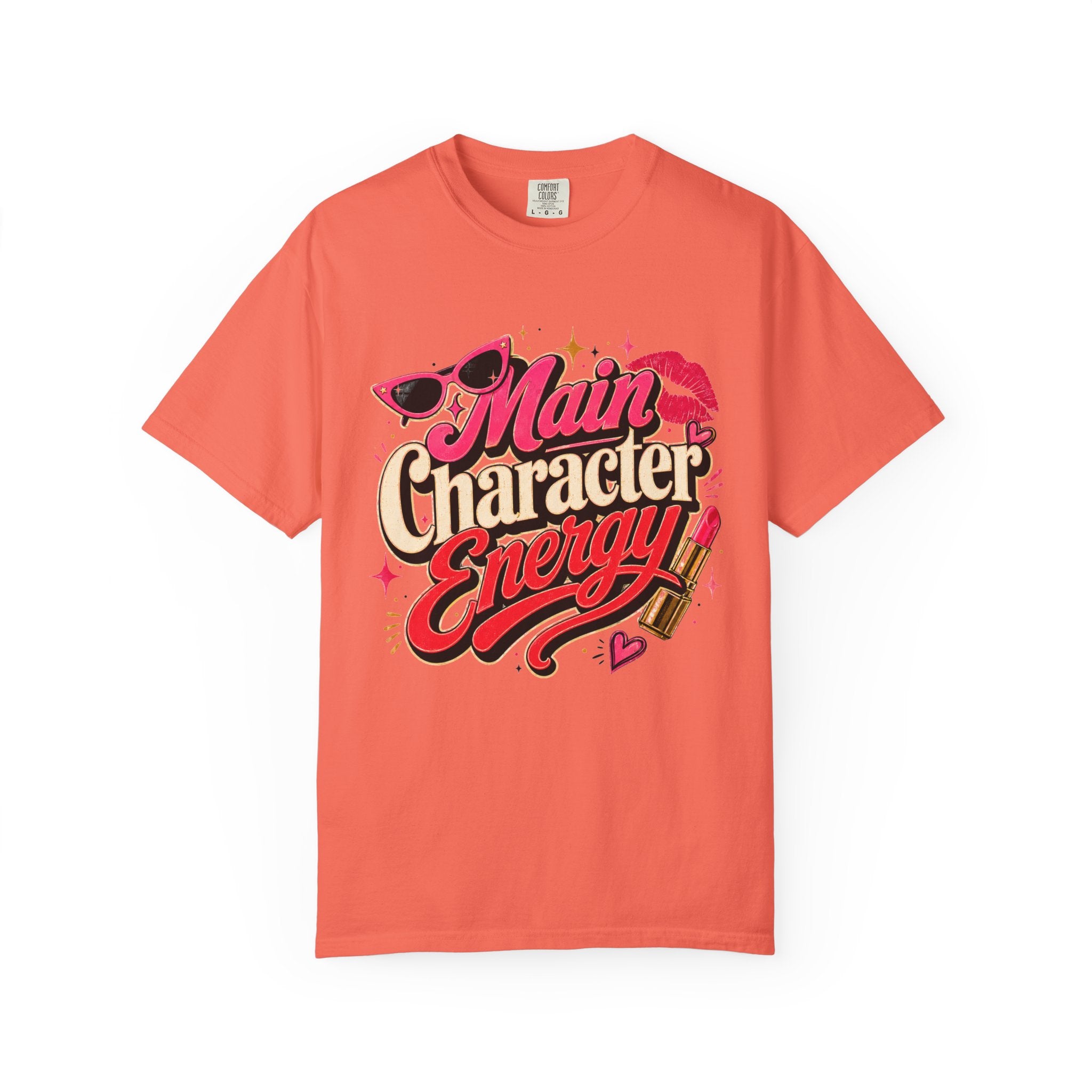 Main Character Energy - Retro Glam Tee