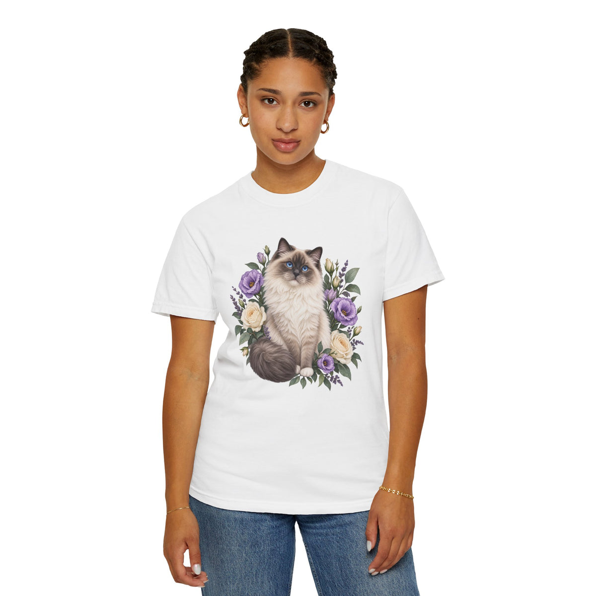 Hoopoe Hollyhock Tee