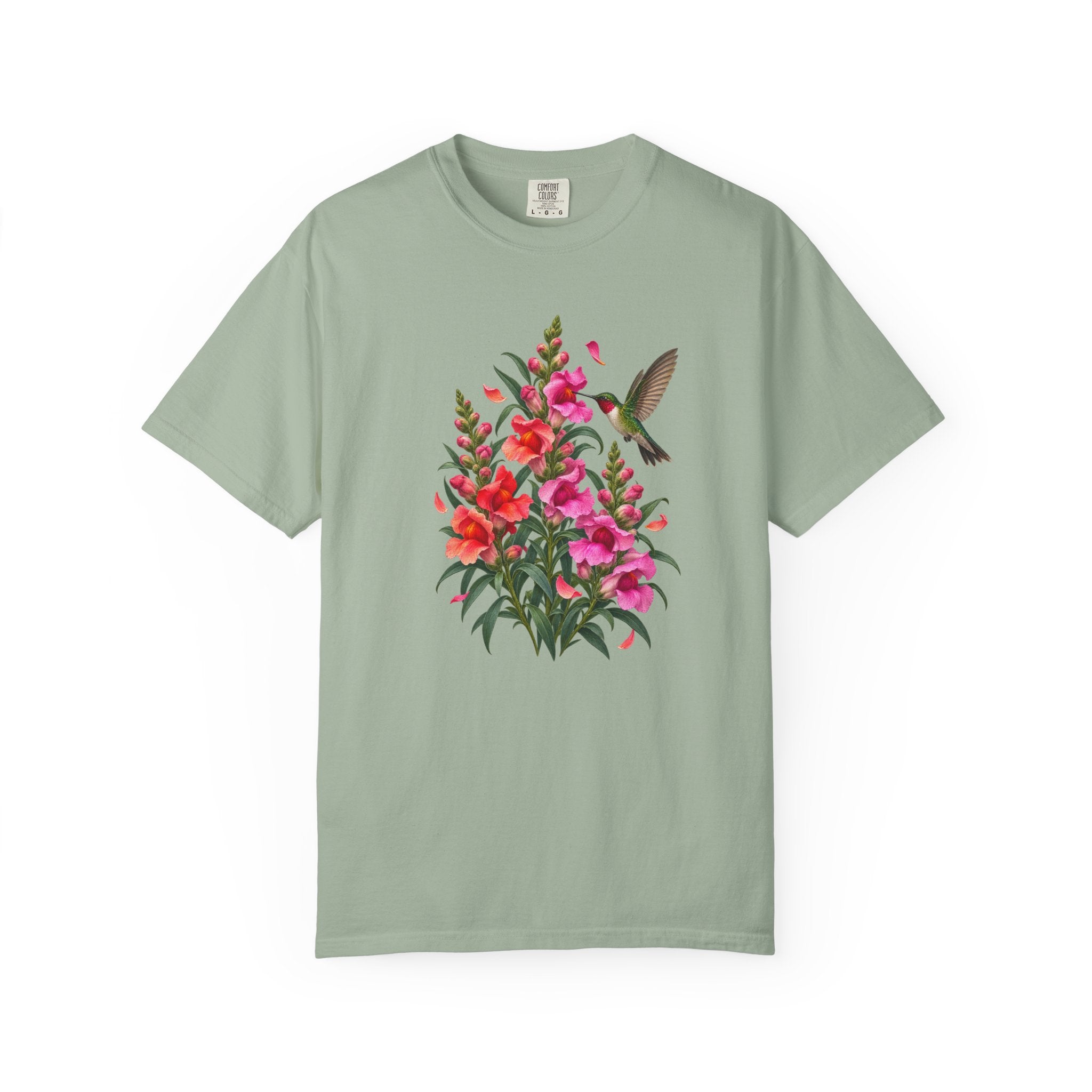 Snapdragon & Hummingbird Botanical T-Shirt
