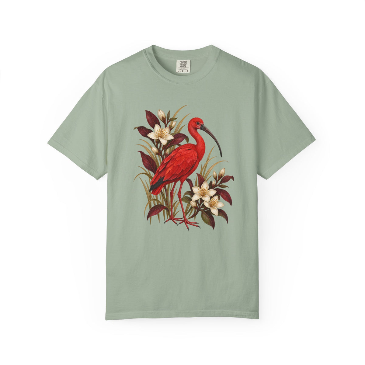 Scarlet Ibis T-Shirt — A Flame Among Flowers