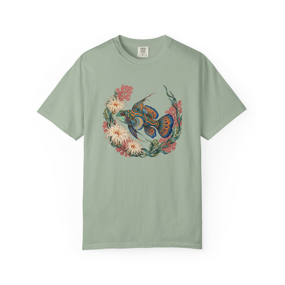 Reef Royalty — Blue & Orange Reef Fish T-Shirt