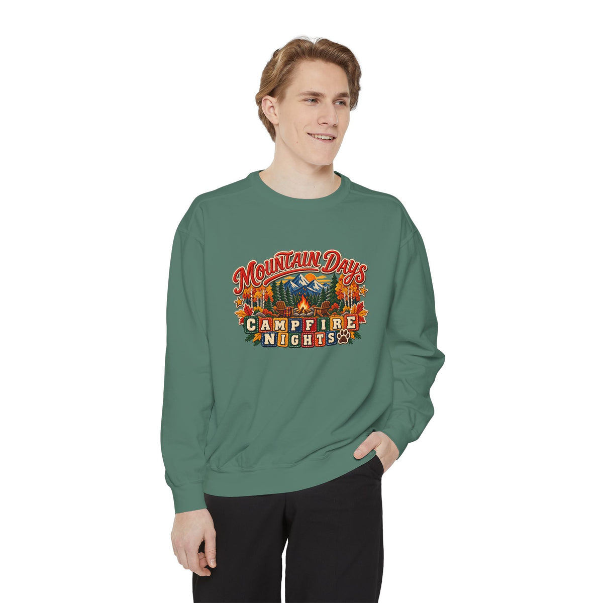 Mountain Days Campfire Nights Sweatshirt