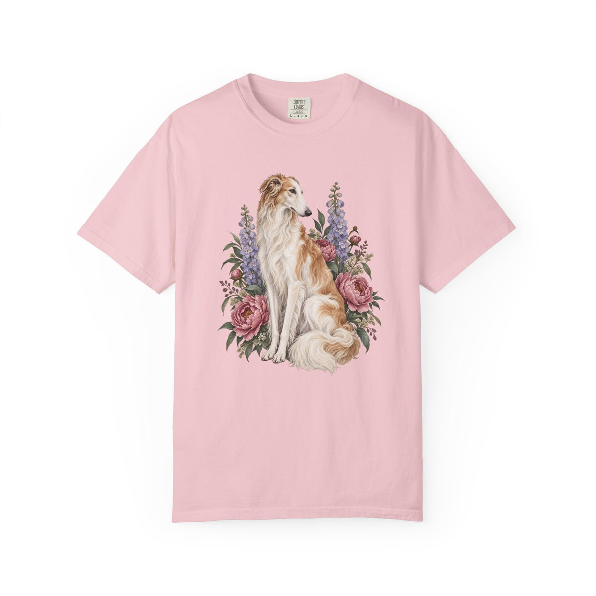 Borzoi T-Shirt — Poetry in Bloom