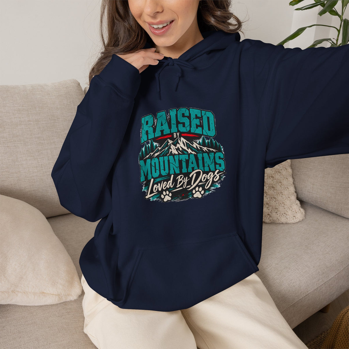 Raised by Mountains Hoodie — Soft Fleece