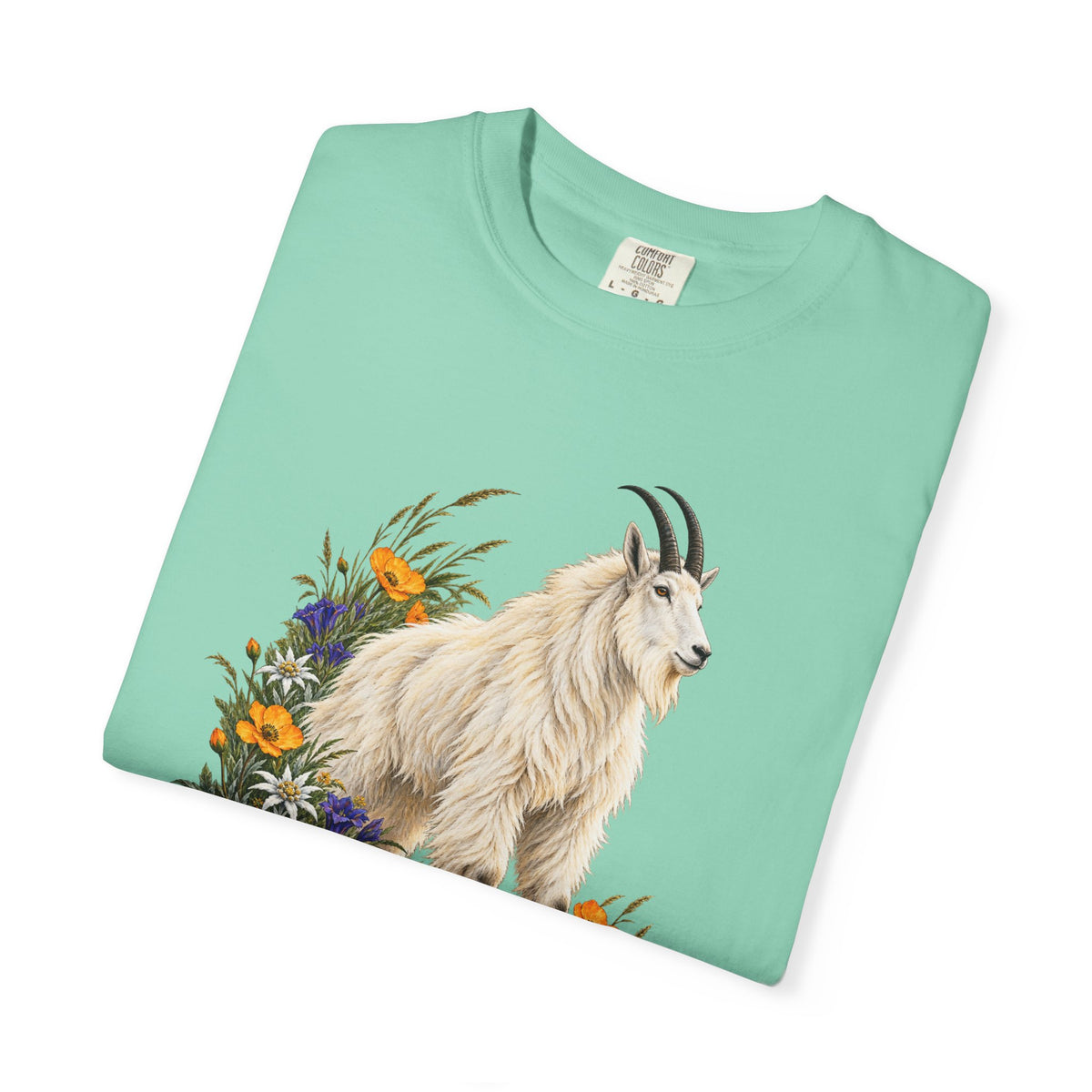 Mountain Goat Alpine T-Shirt — Garment-Dyed Cotton