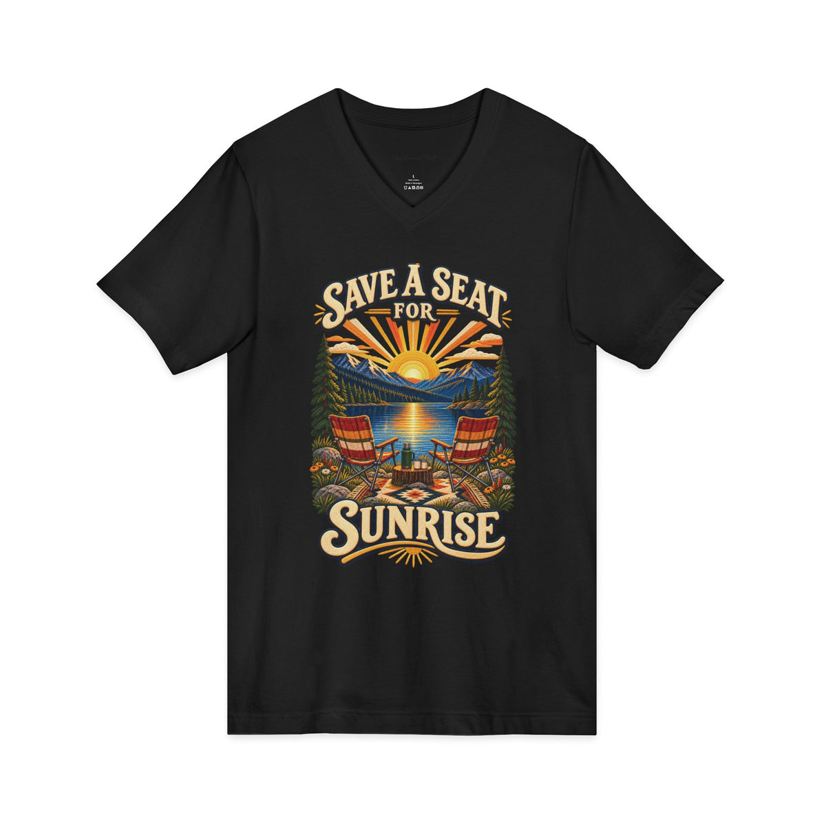 Save a Seat for Sunrise V-Neck T-Shirt