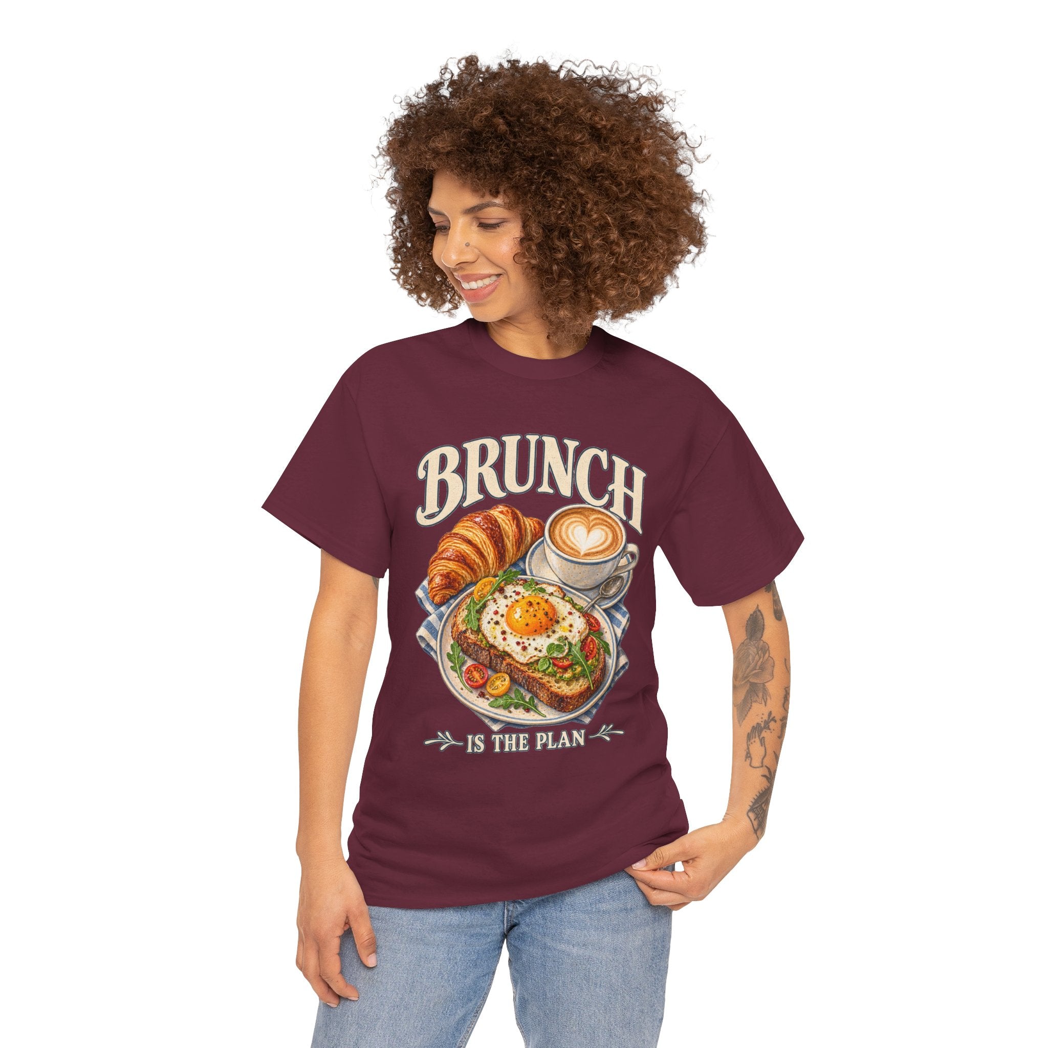 Brunch Is the Plan Funny Brunch T-Shirt
