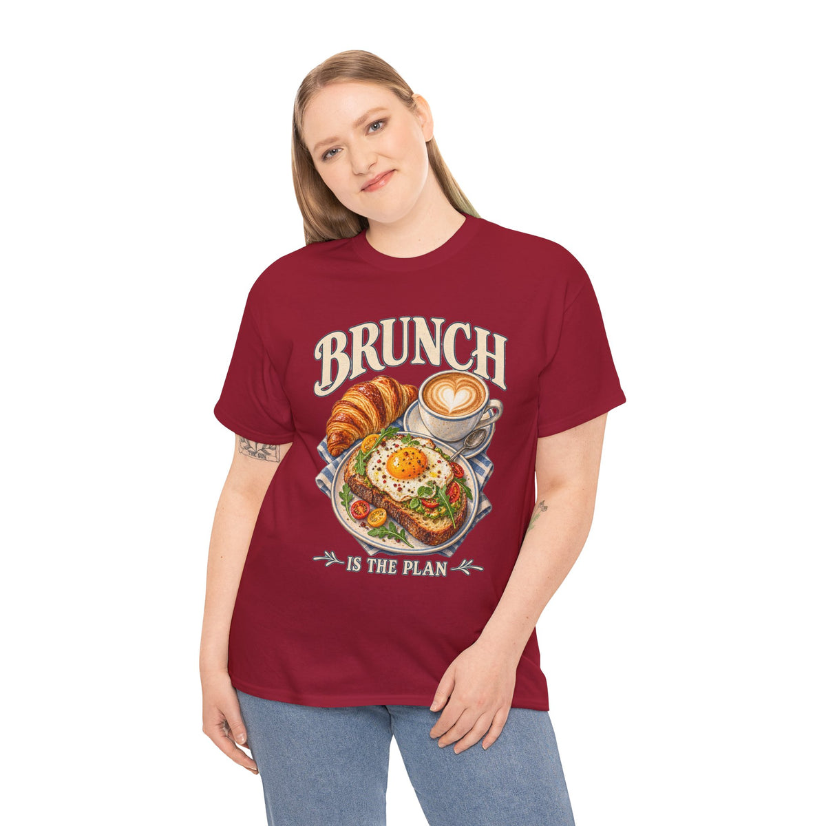 Brunch Is the Plan Funny Brunch T-Shirt