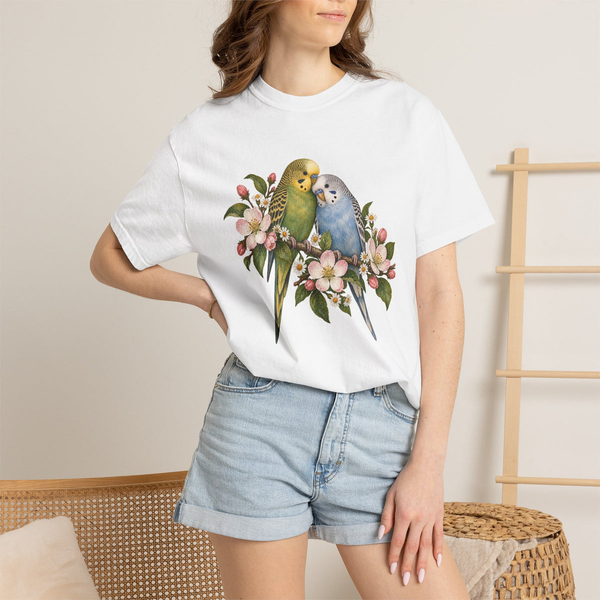 Budgie Parakeet T-Shirt — Where You Perch
