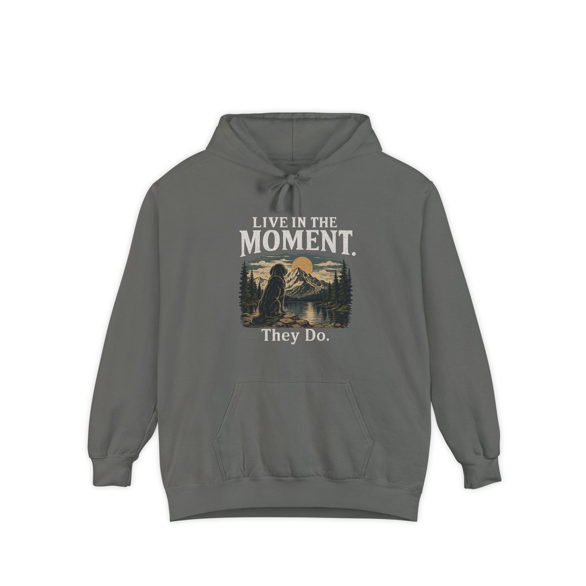 The Known Pack "Live In The Moment" Premium Garment-Dyed Hoodie