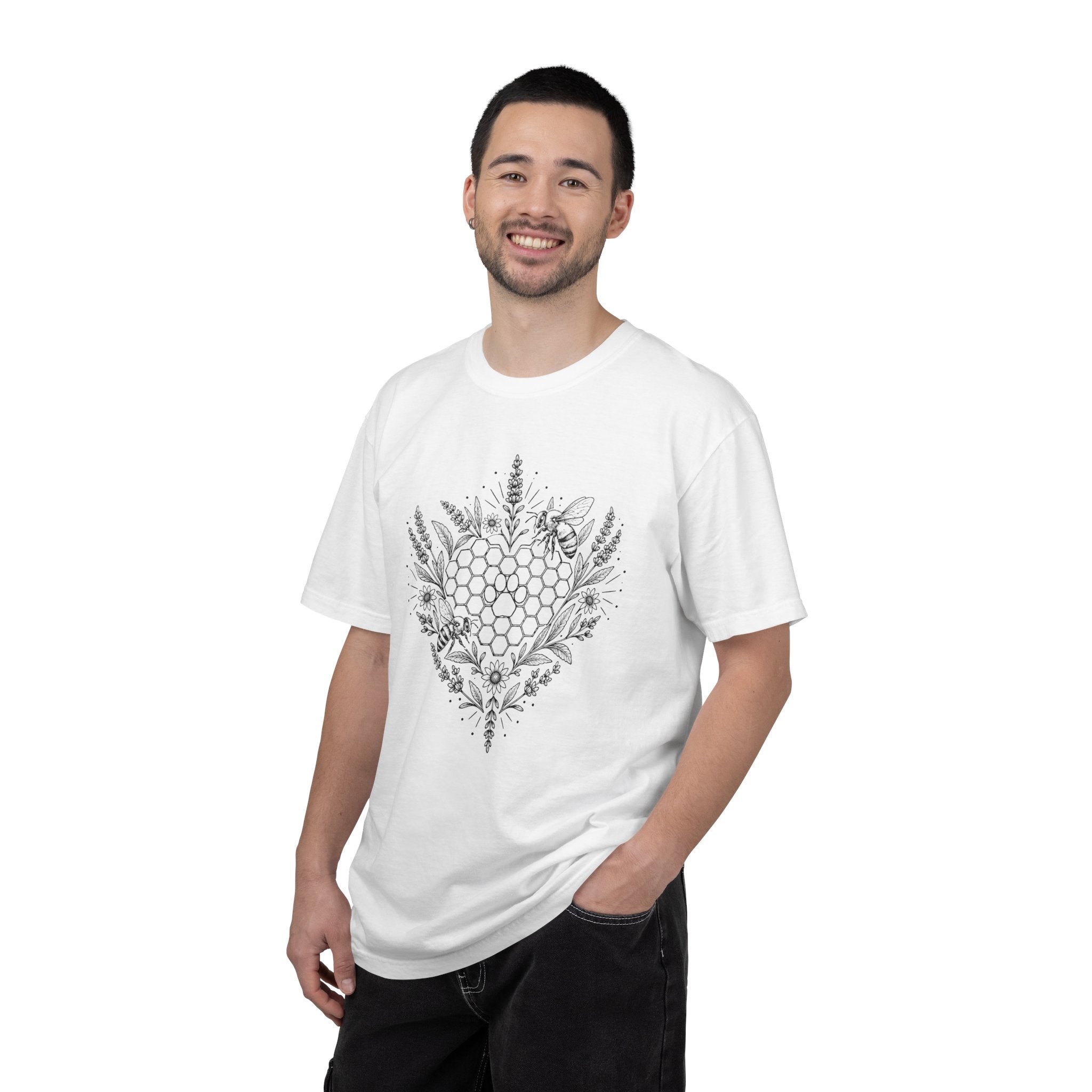 Bee Paw T-Shirt — Garment-Dyed Cotton