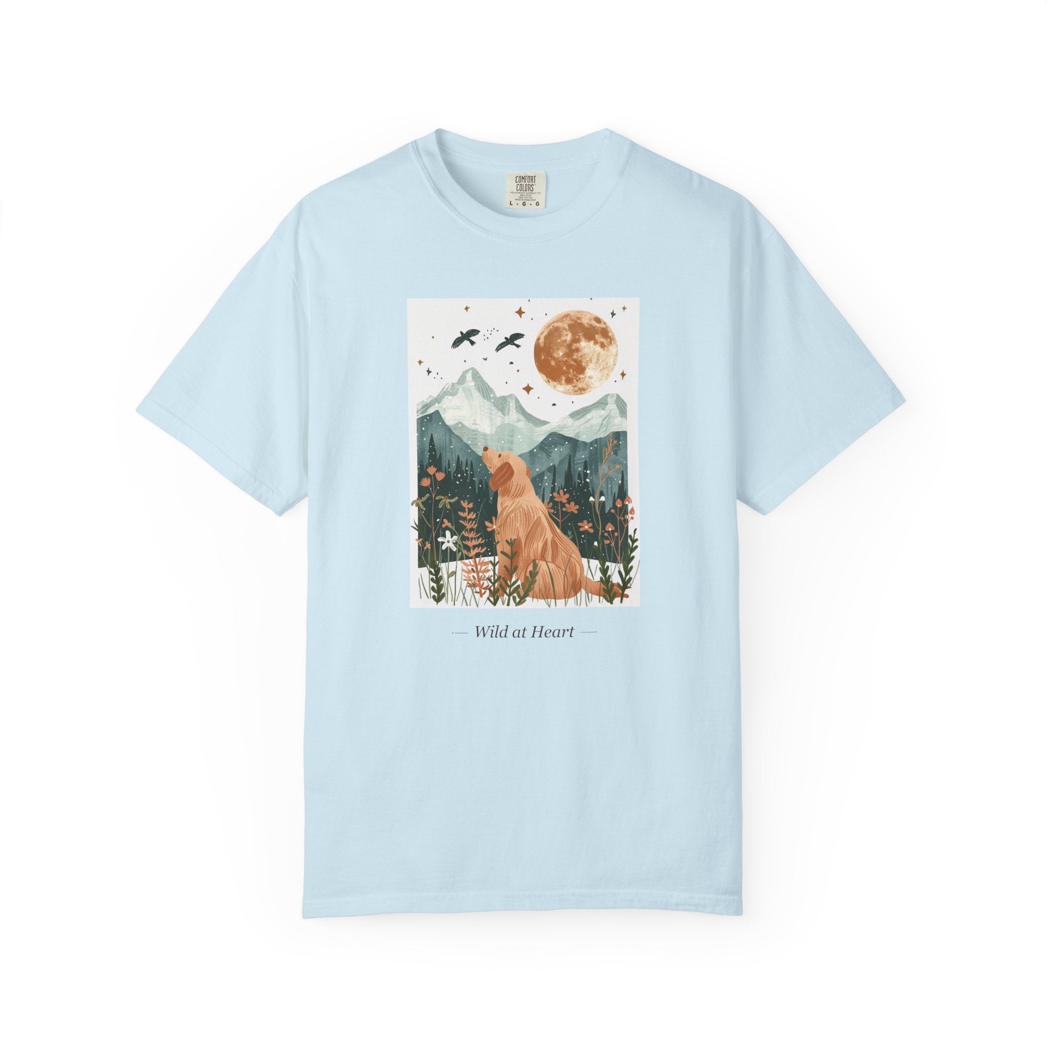 Wild at Heart - Folk Art Golden Retriever