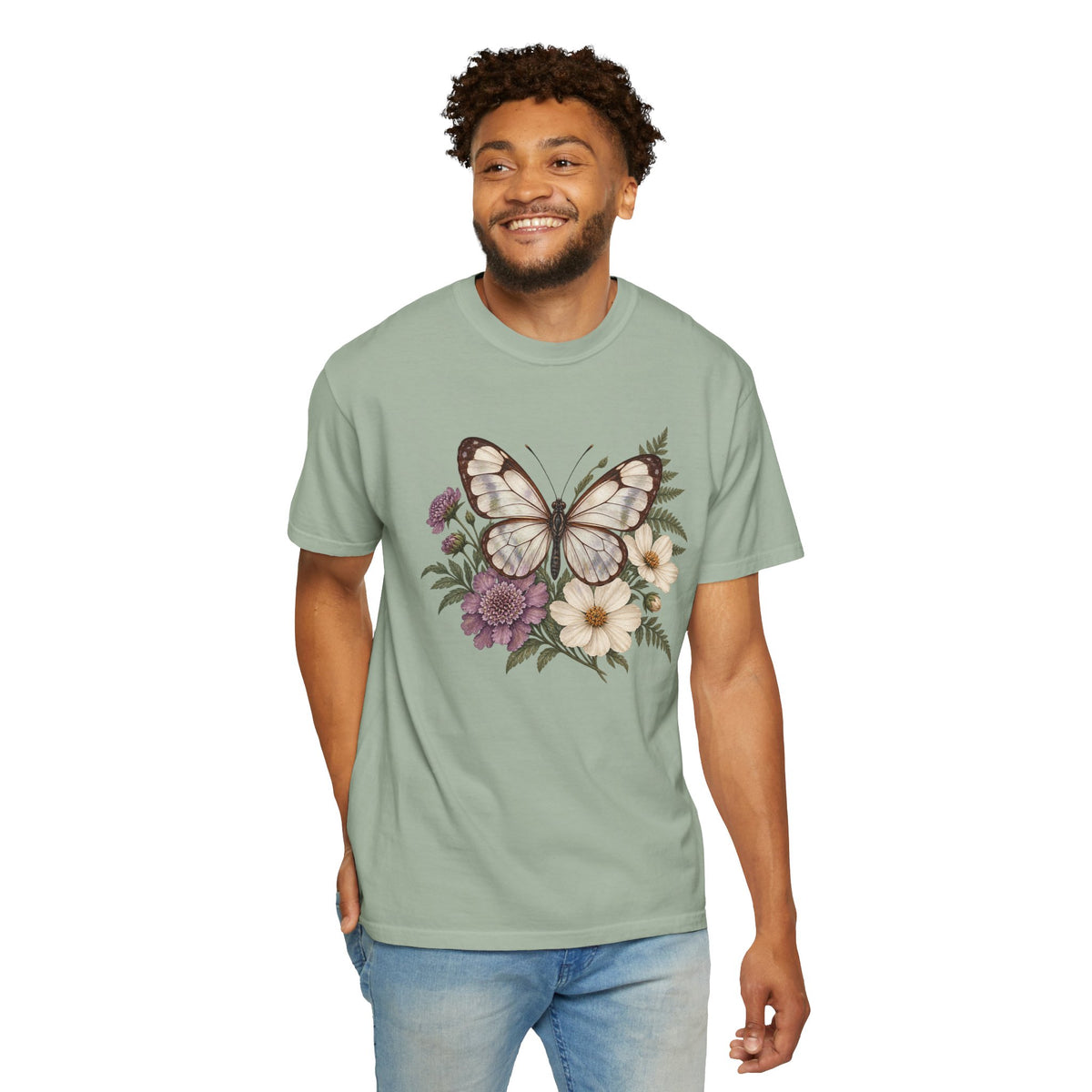 Butterfly Shirt — On Quiet Wings Botanical Tee
