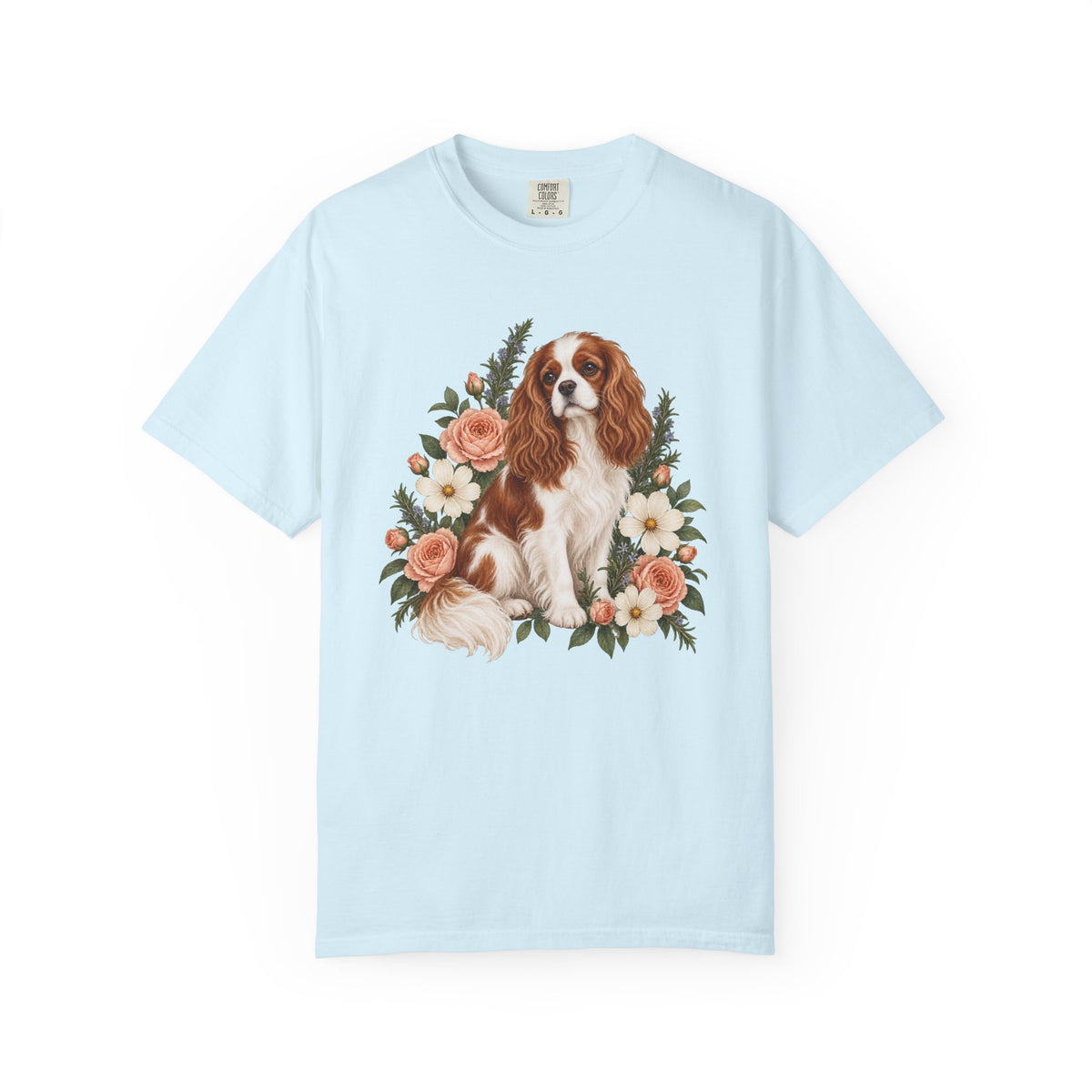 Cavalier King Charles Spaniel T-Shirt — Royal in Bloom