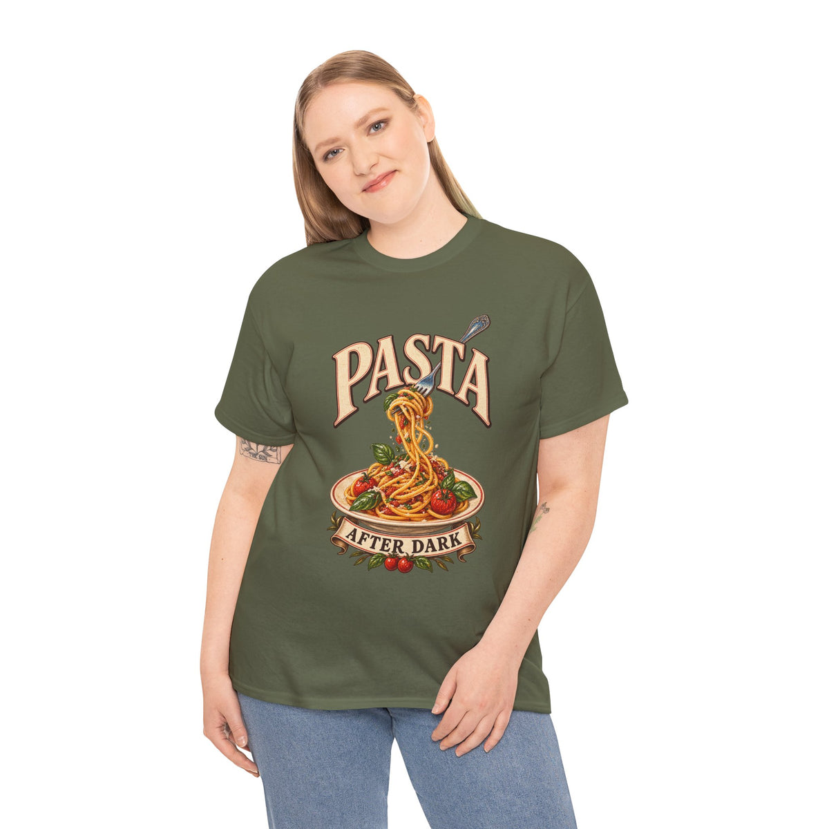 Pasta After Dark Late Night Cooking T-Shirt