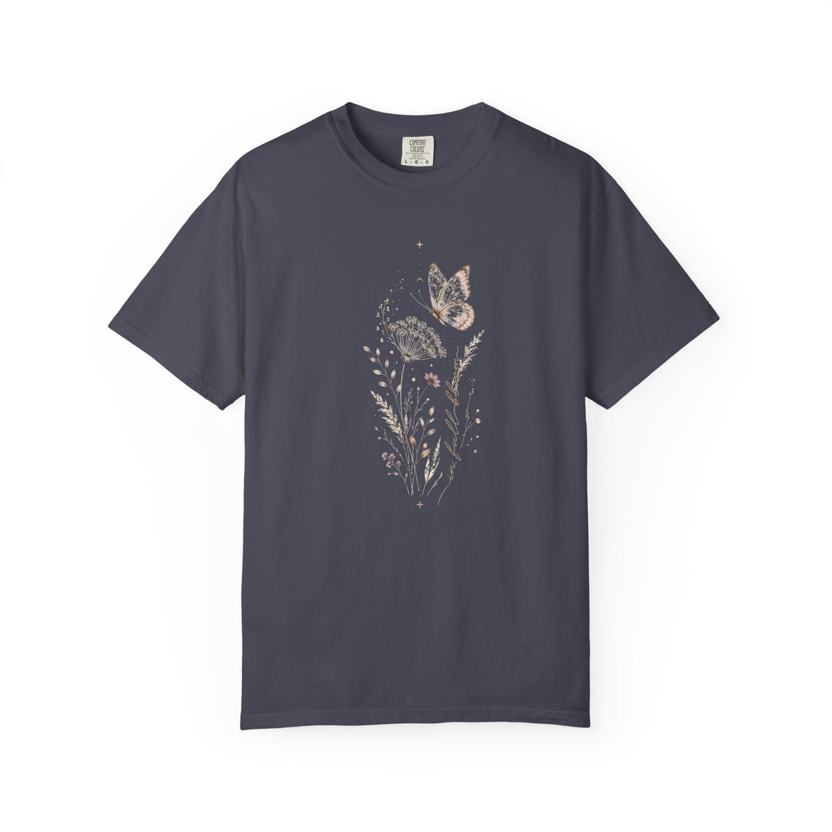 Nocturne Bloom Butterfly T-Shirt — Premium Cotton