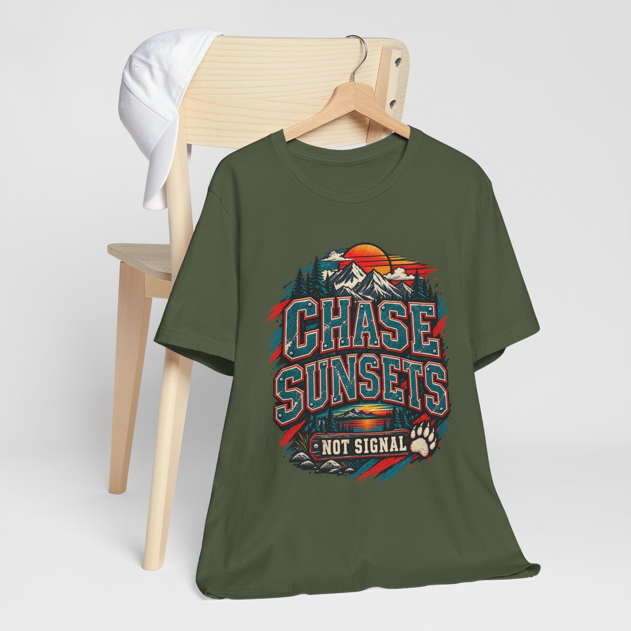 Chase Sunsets Not Signal T-Shirt