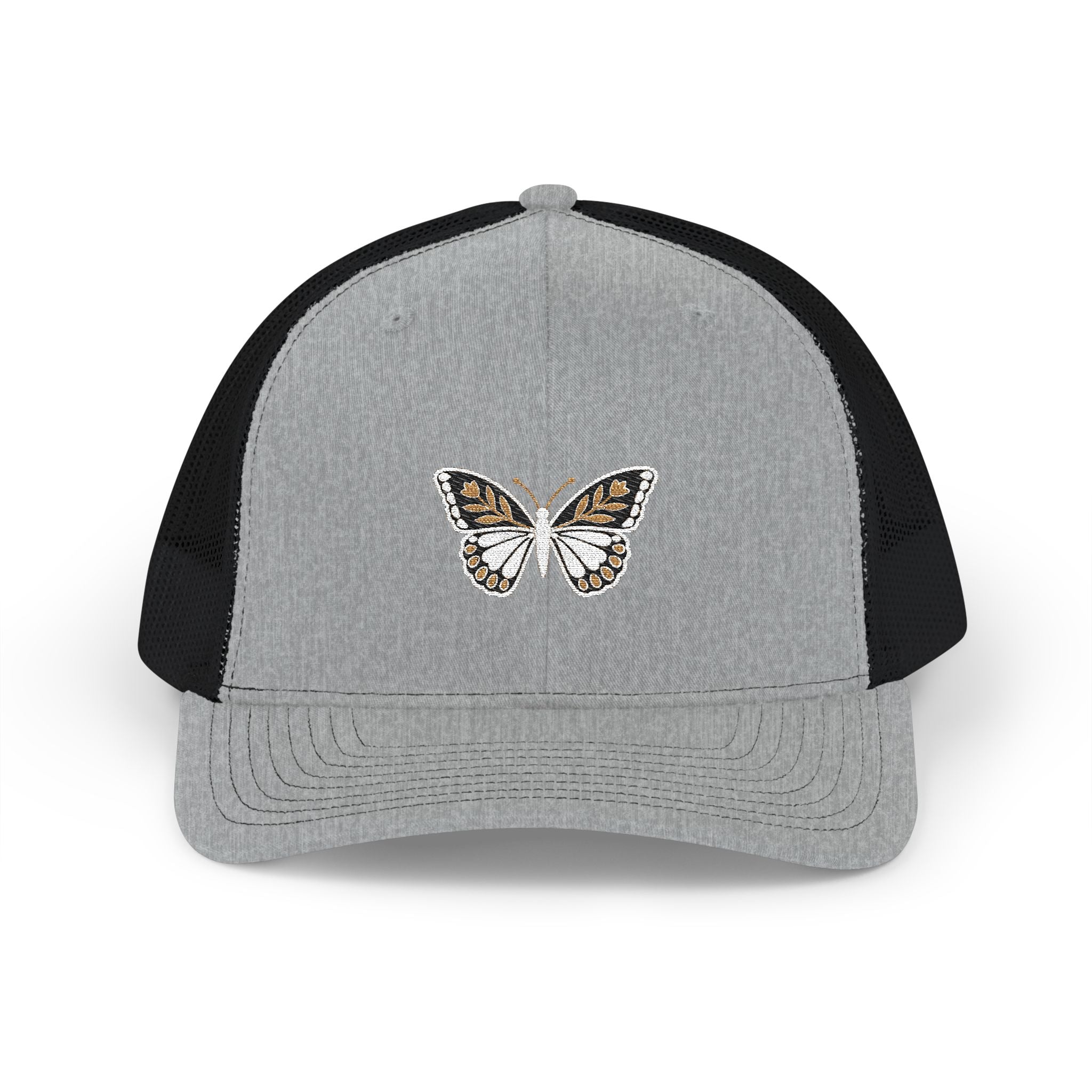 Golden Butterfly — Embroidered Trucker Hat