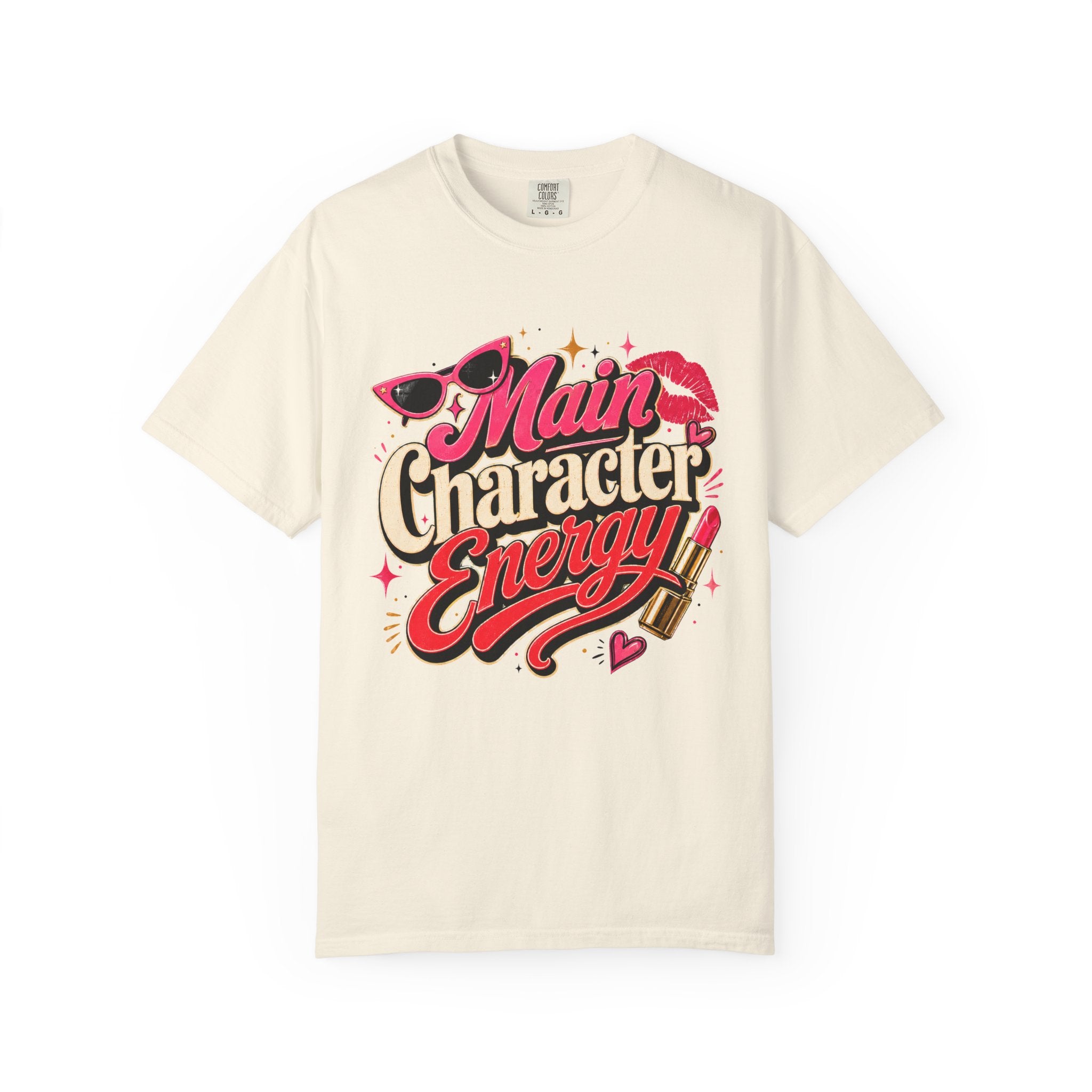 Main Character Energy - Retro Glam Tee