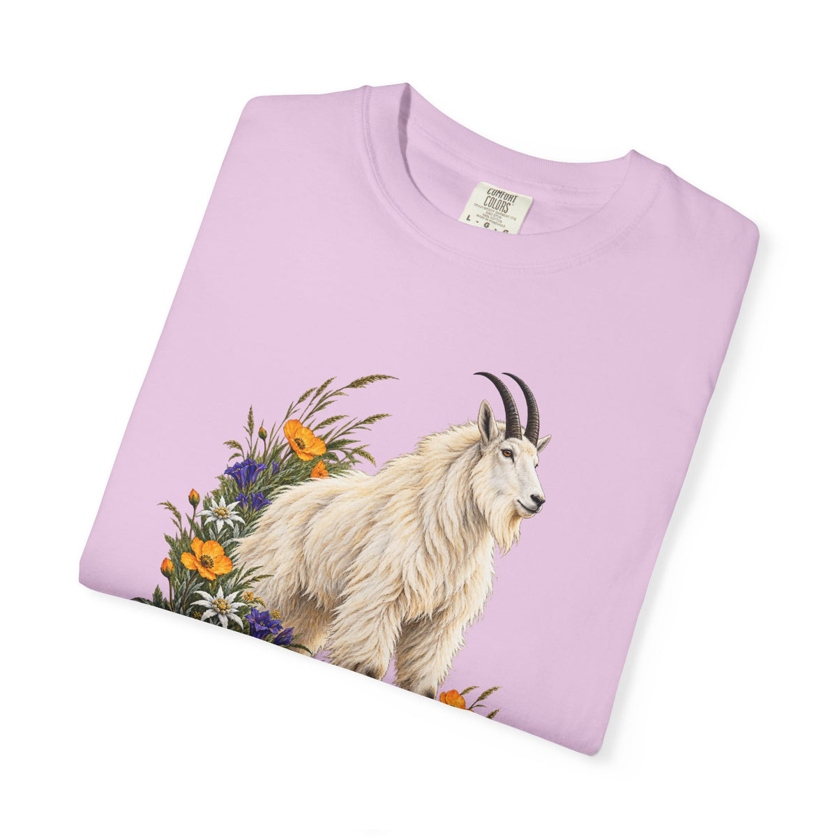 Mountain Goat Alpine T-Shirt — Garment-Dyed Cotton