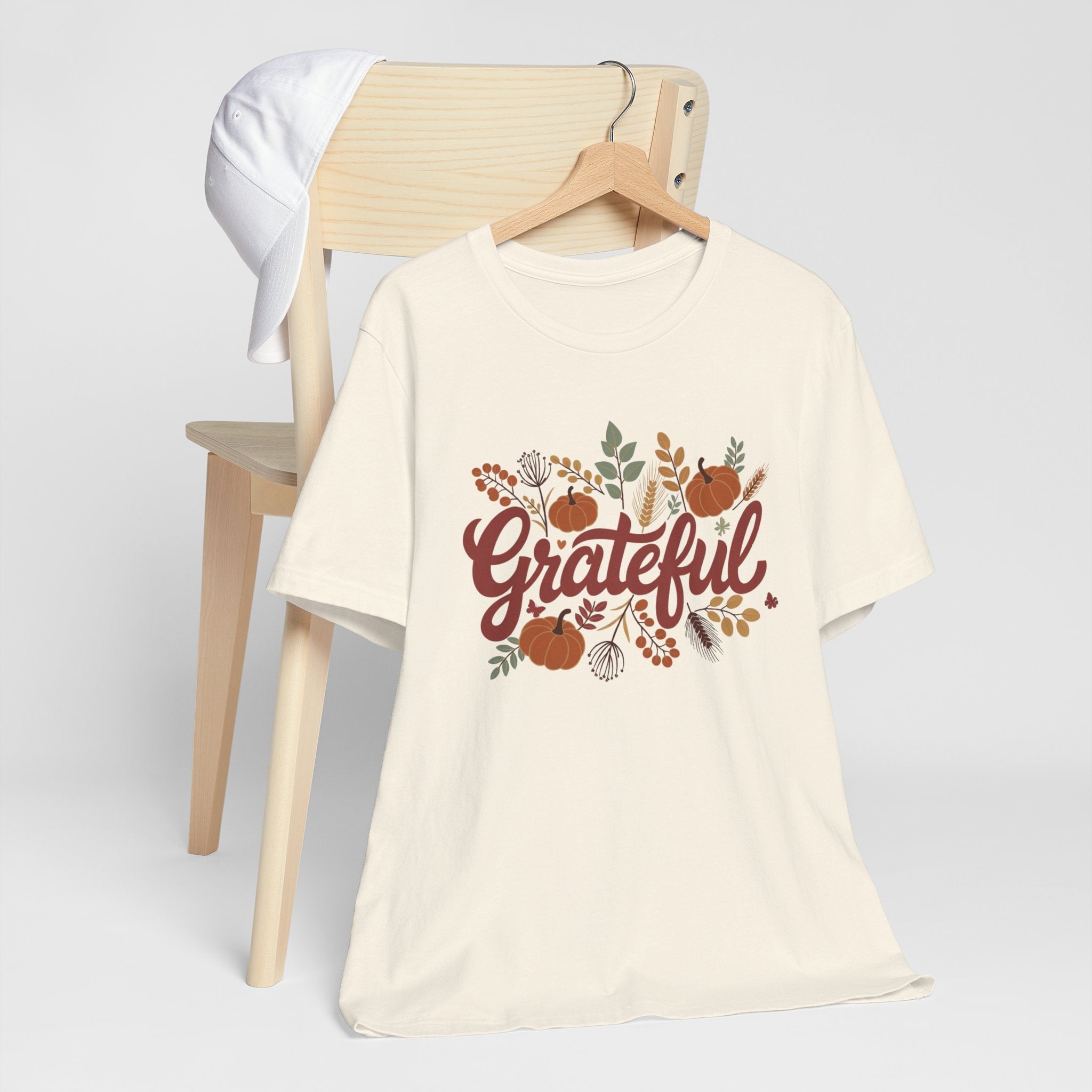 Grateful Floral T-Shirt — Garment-Dyed Cotton