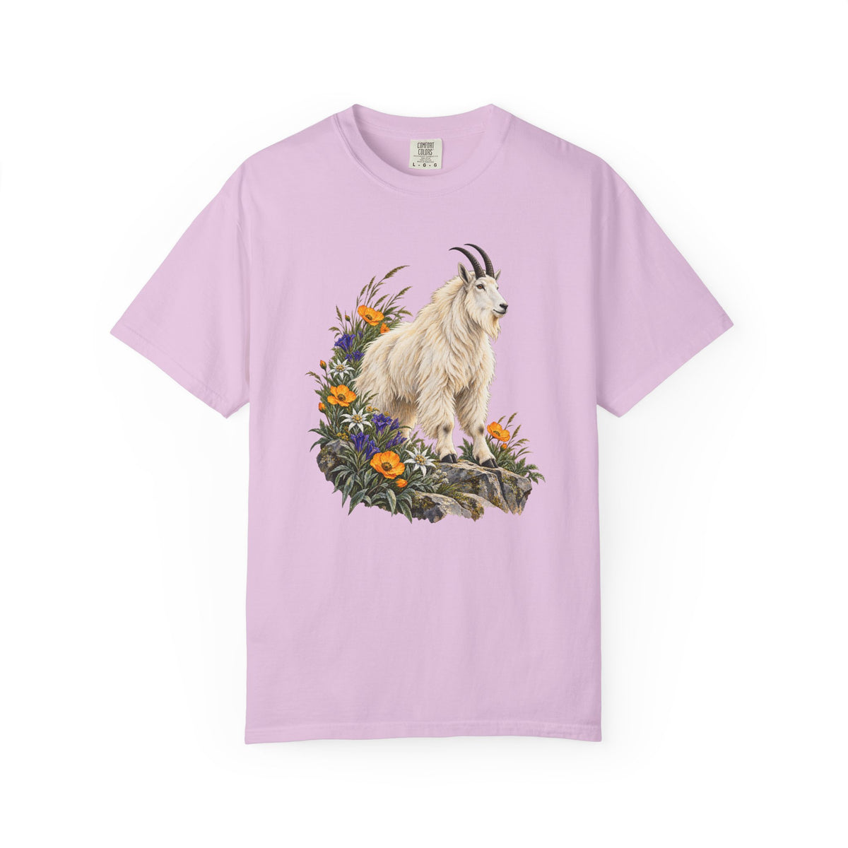 Mountain Goat Alpine T-Shirt — Garment-Dyed Cotton