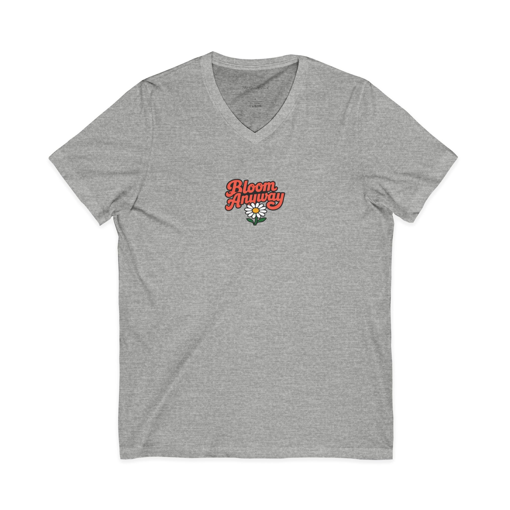 Bloom Anyway — V-Neck Tee