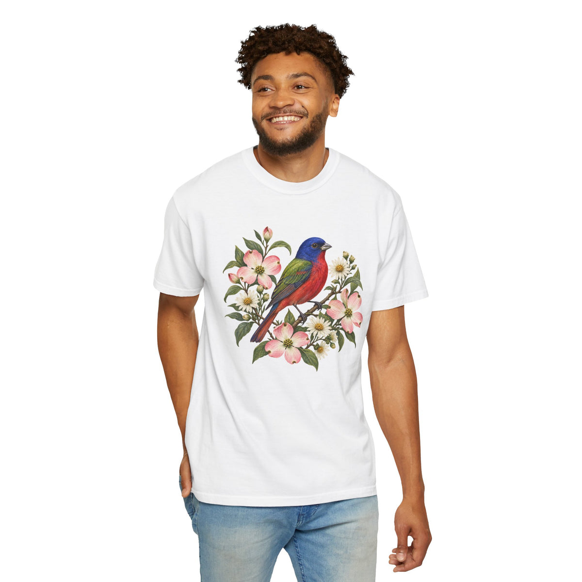 Painted Bunting T-Shirt — A Song in Color