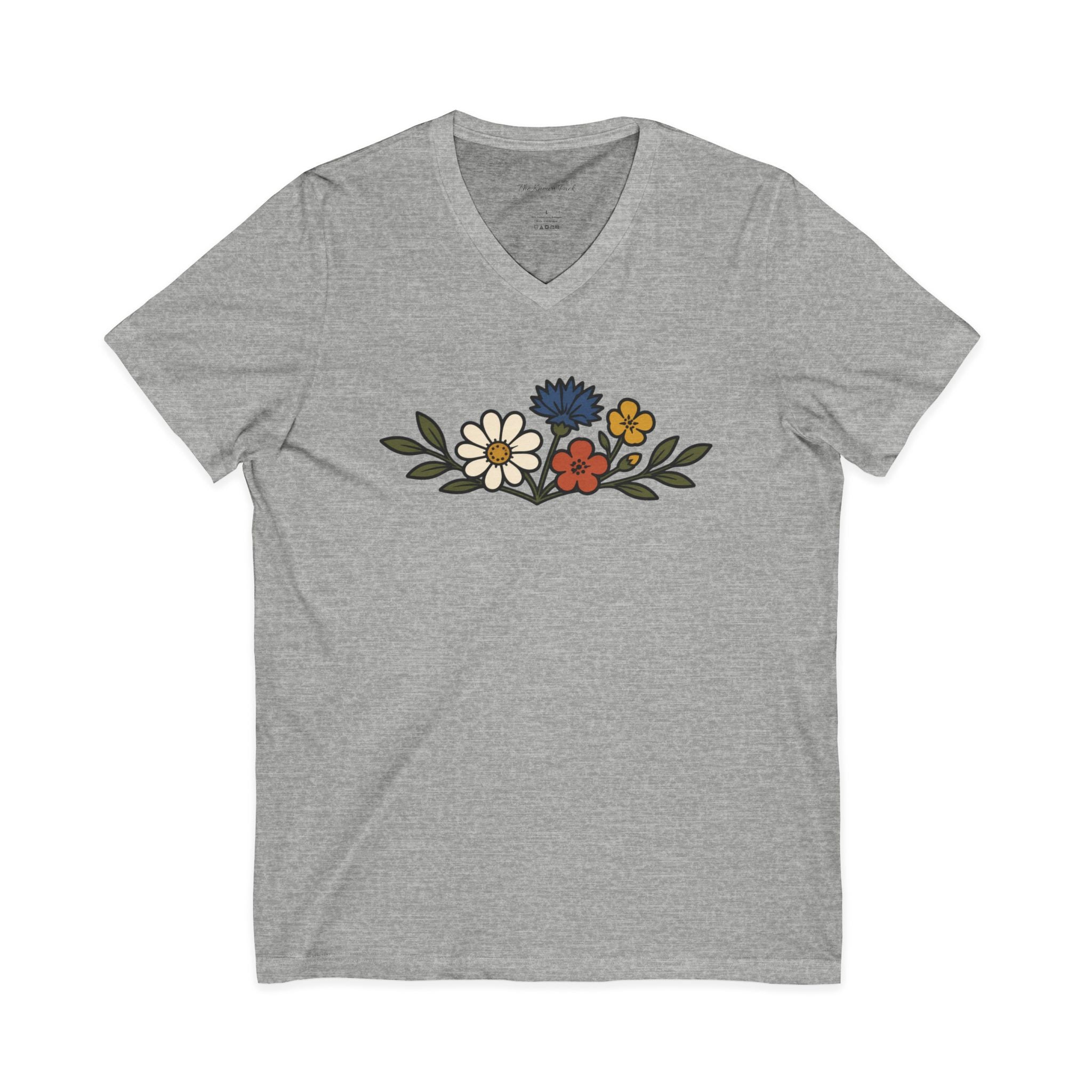 Wildflower Bouquet — V-Neck Tee