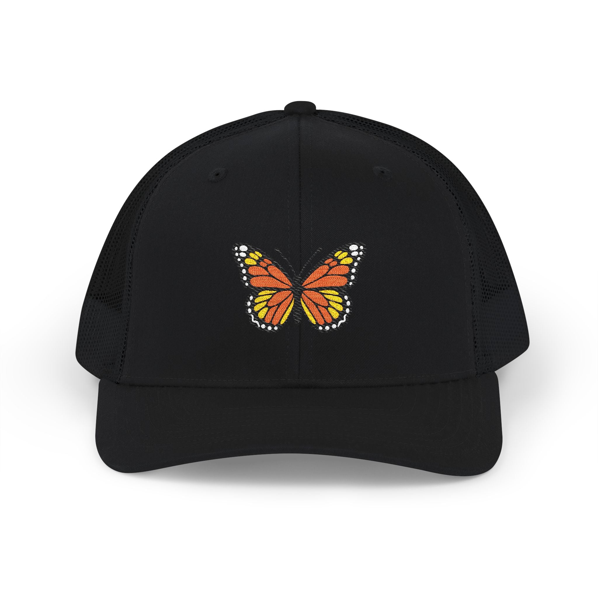 Monarch Meadow — Embroidered Trucker Hat