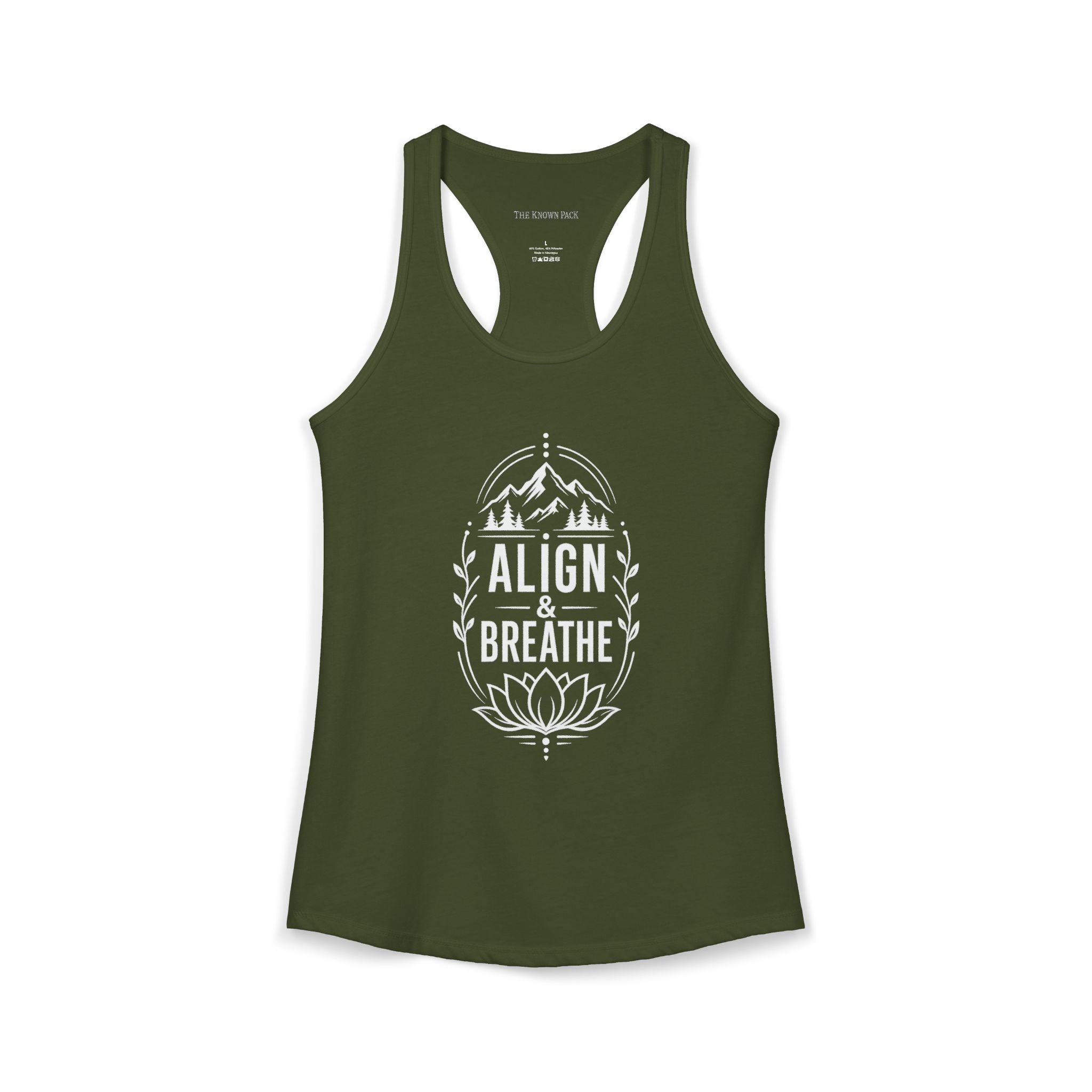 Align & Breathe — Women's Racerback Tank