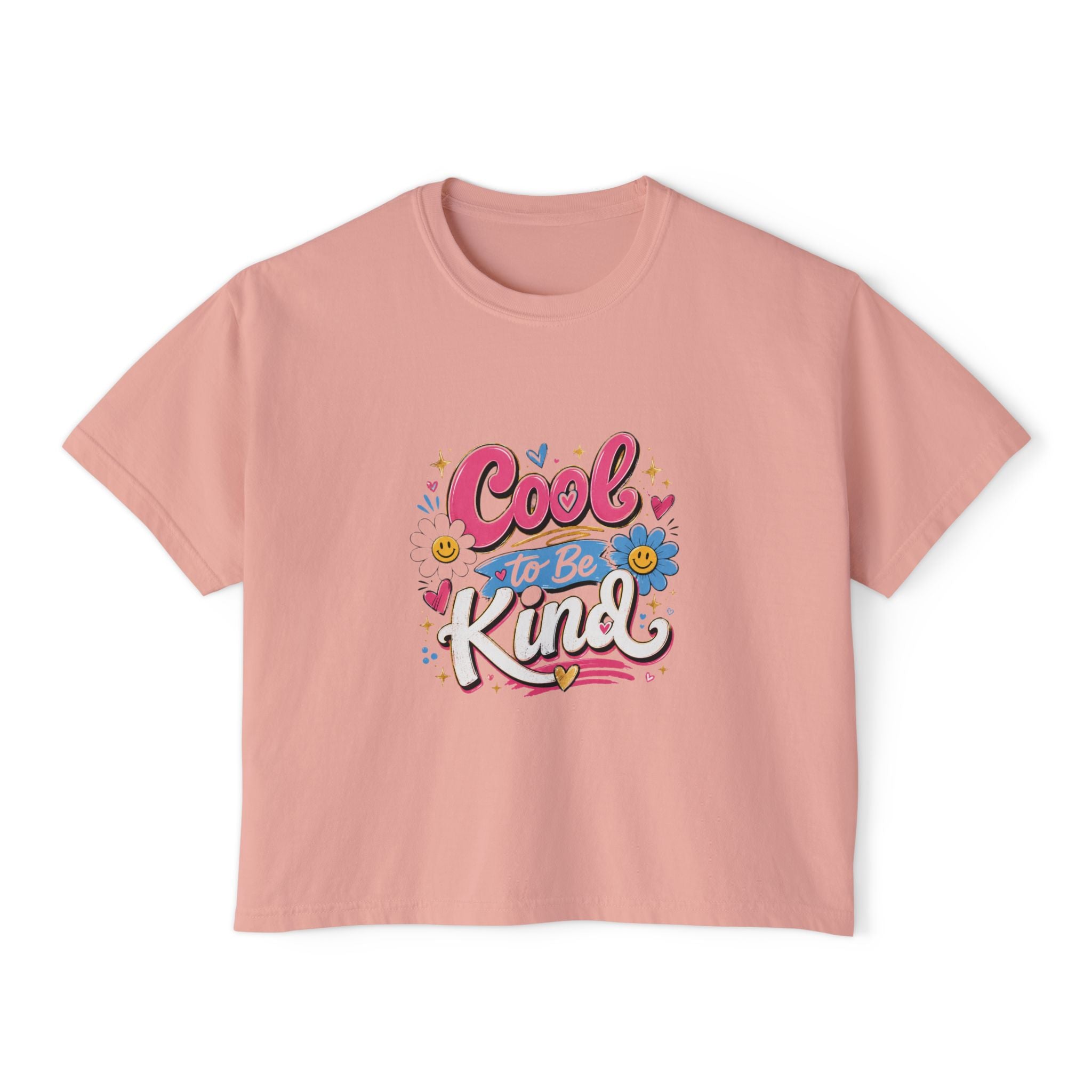 Cool to Be Kind — Boxy Cropped Tee