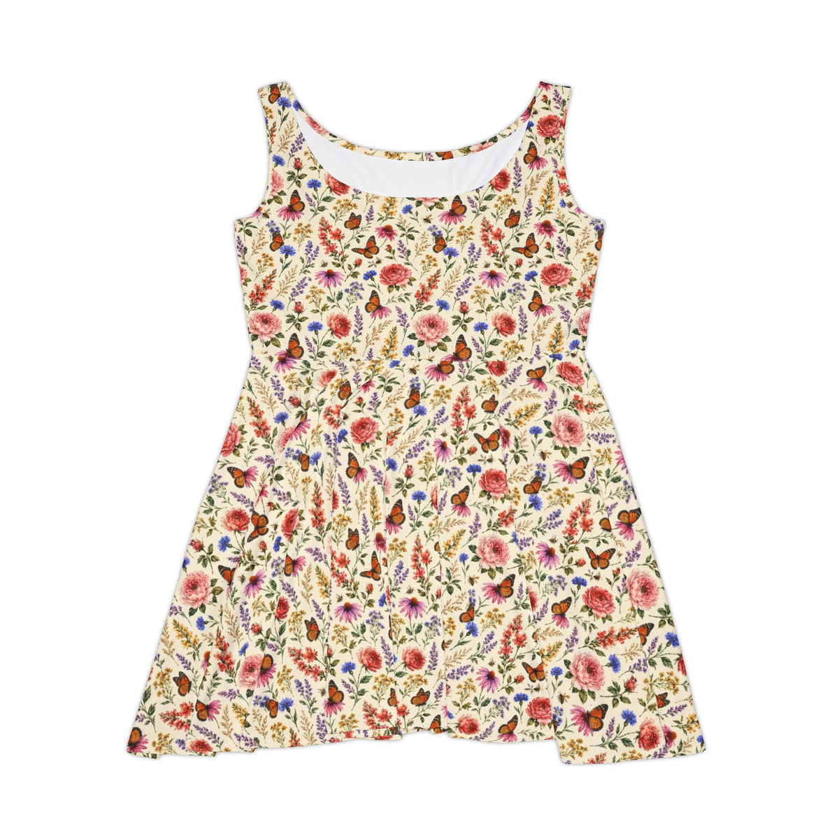 Morning Meadow Watercolor Wildflower Dress