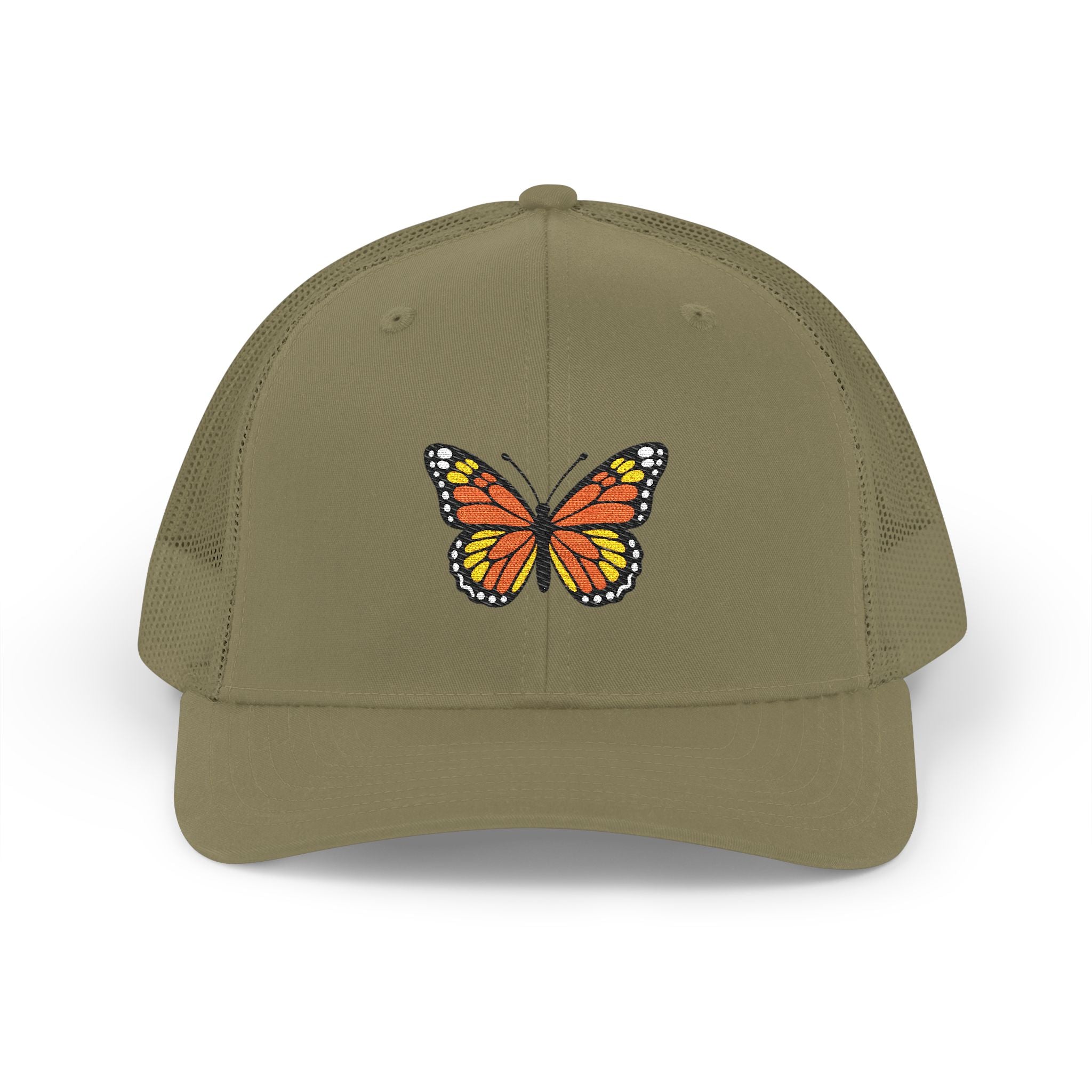 Monarch Meadow — Embroidered Trucker Hat