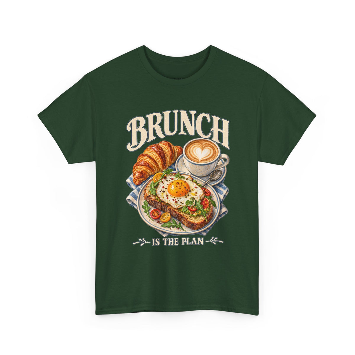 Brunch Is the Plan Funny Brunch T-Shirt