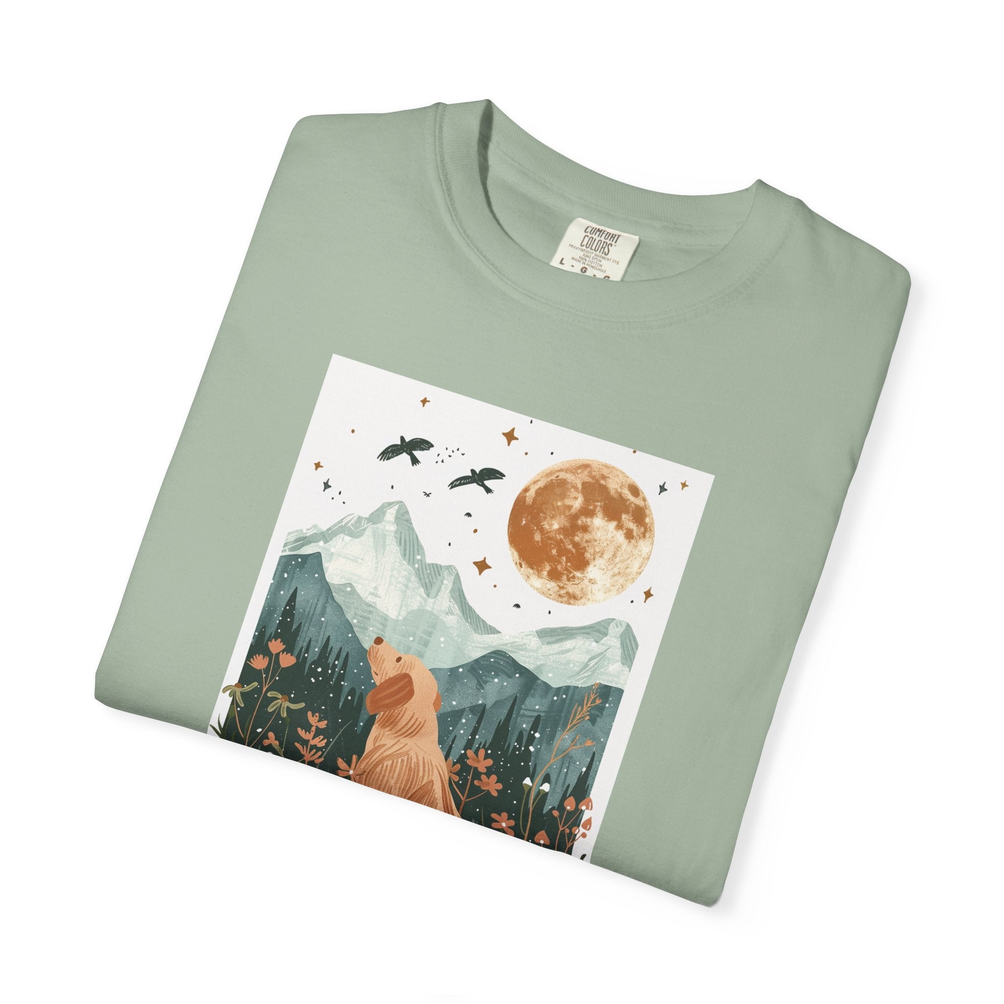 Wild at Heart - Folk Art Golden Retriever
