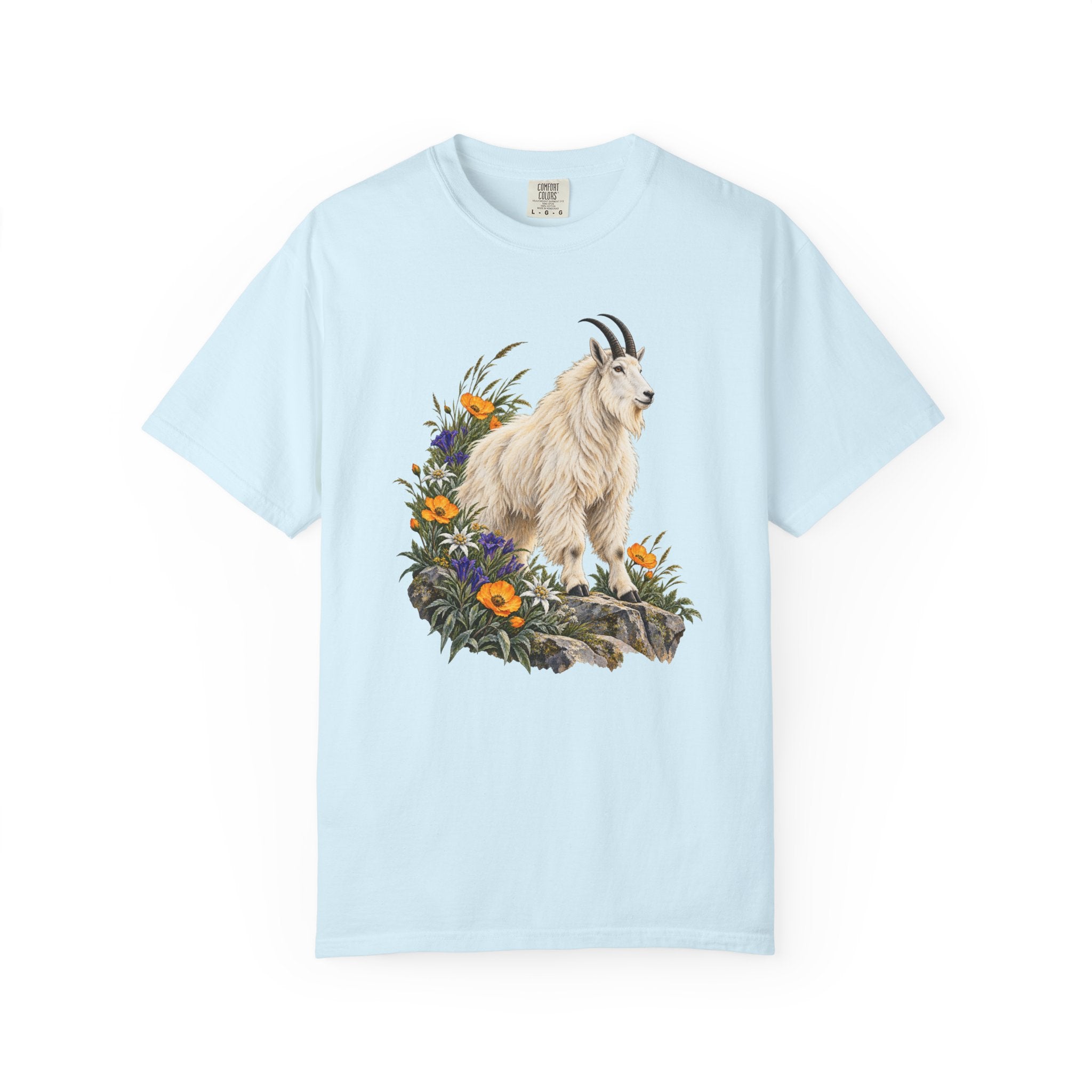 Mountain Goat Alpine T-Shirt — Garment-Dyed Cotton