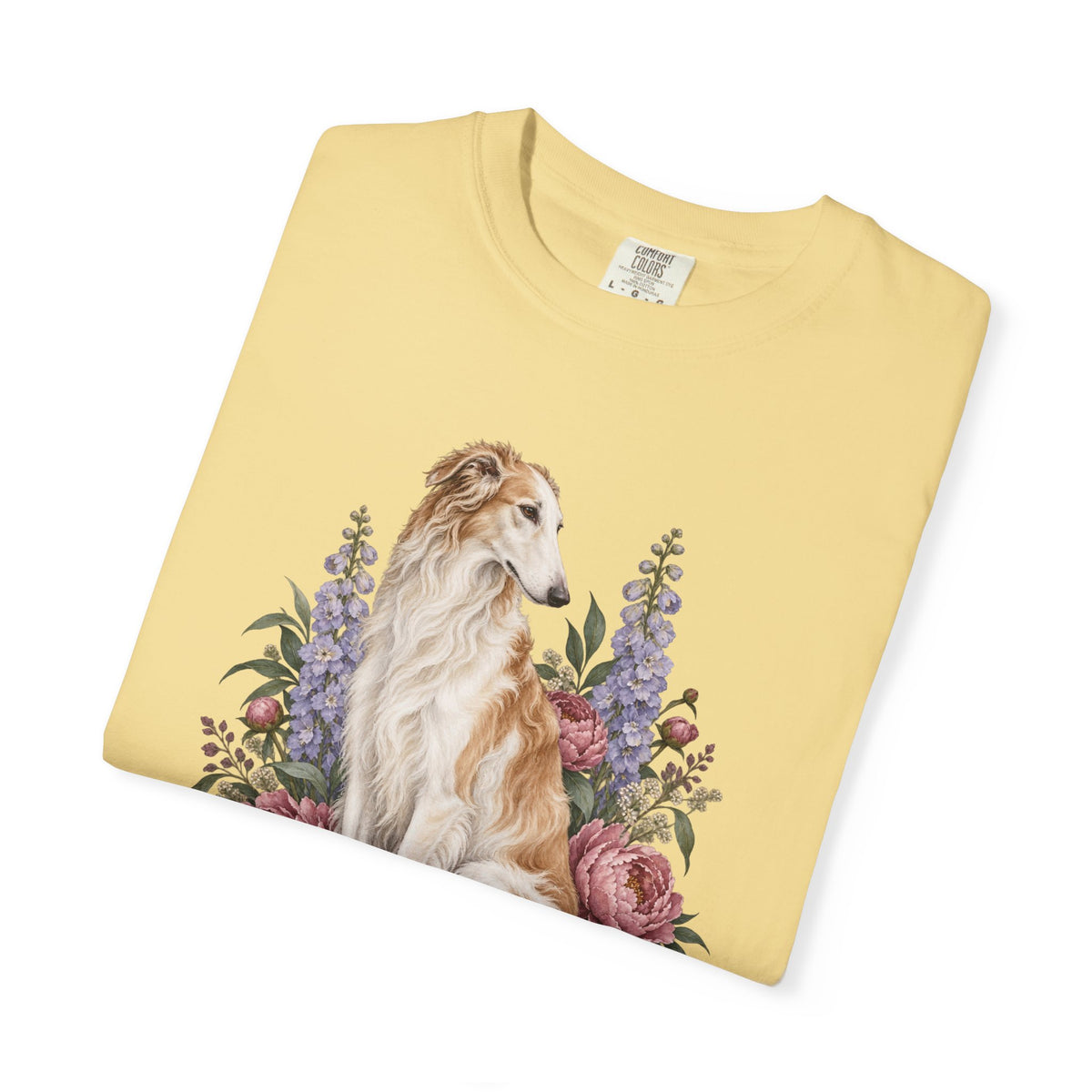 Borzoi T-Shirt — Poetry in Bloom