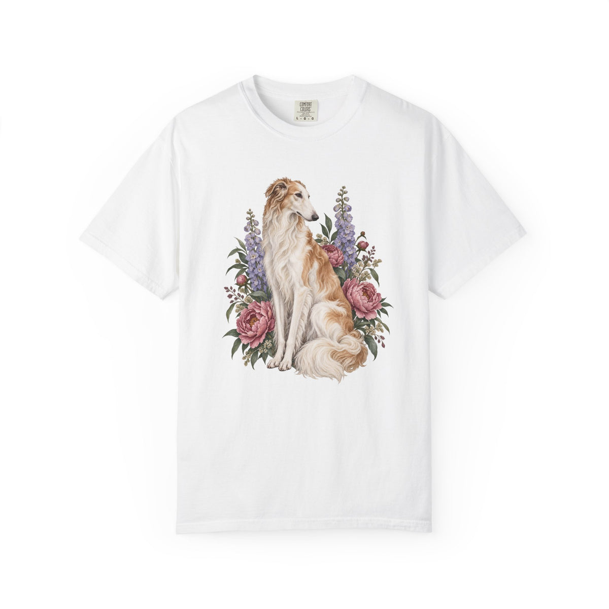 Borzoi T-Shirt — Poetry in Bloom