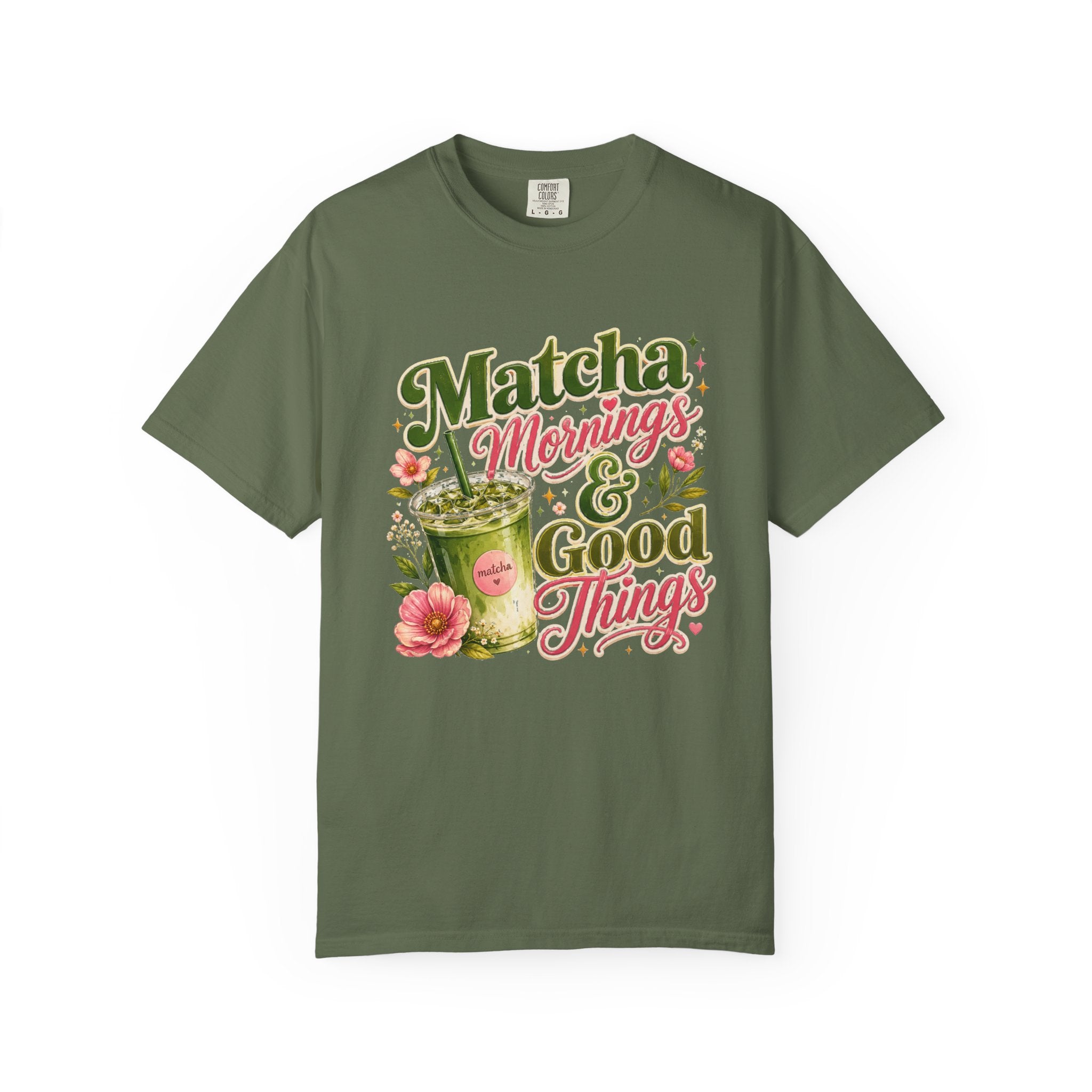 Matcha Mornings & Good Things - Retro Latte Tee