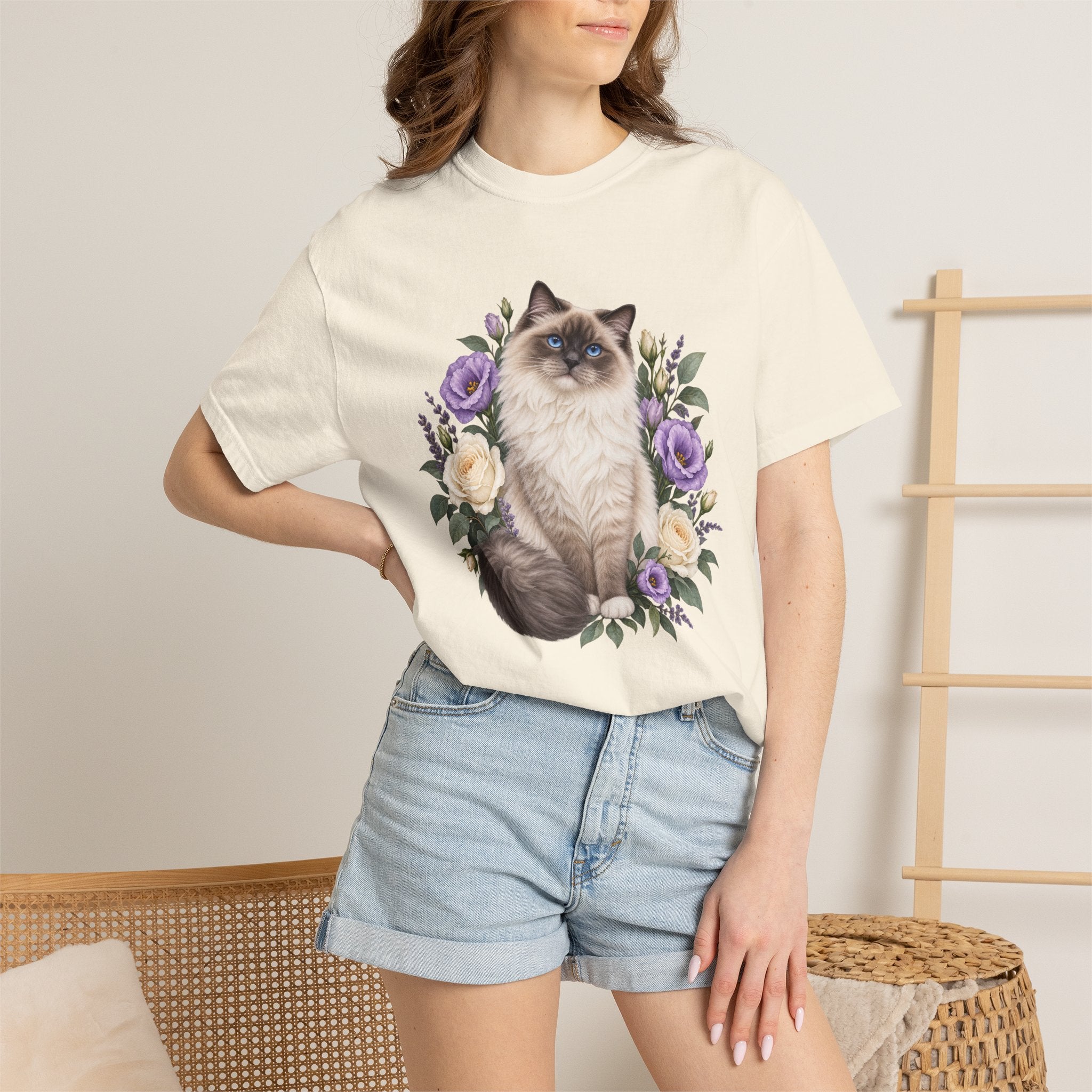 Hoopoe Hollyhock Tee