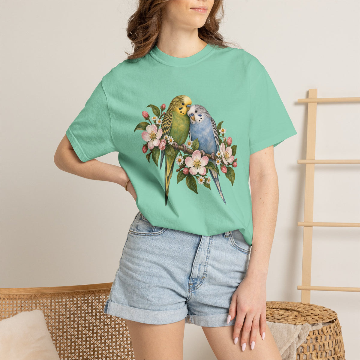 Budgie Parakeet T-Shirt — Where You Perch