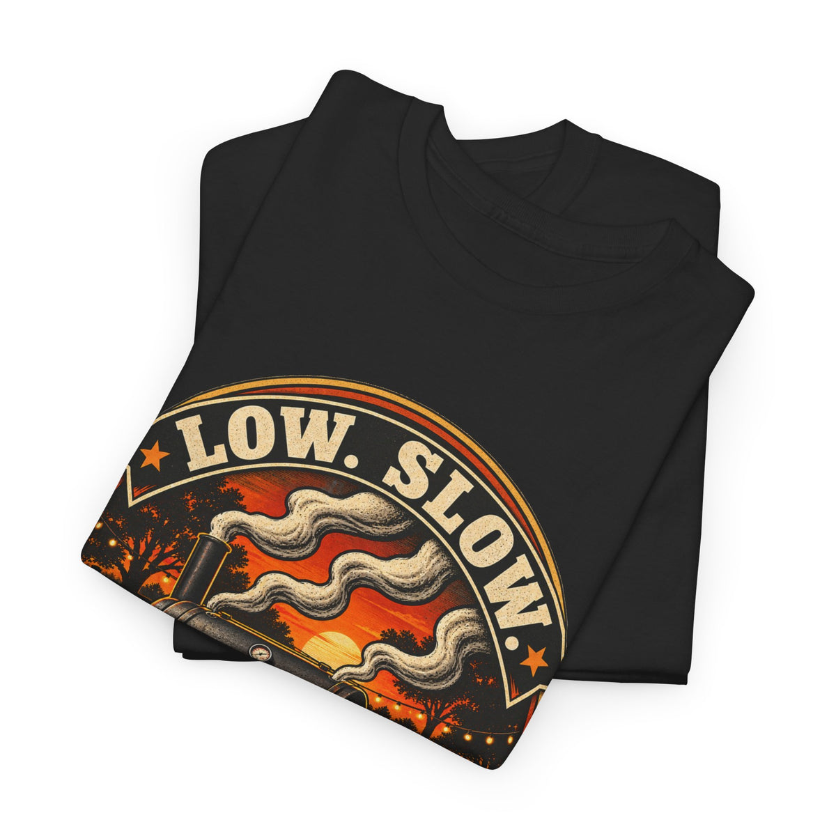 Low. Slow. Work It. BBQ Smoker T-Shirt
