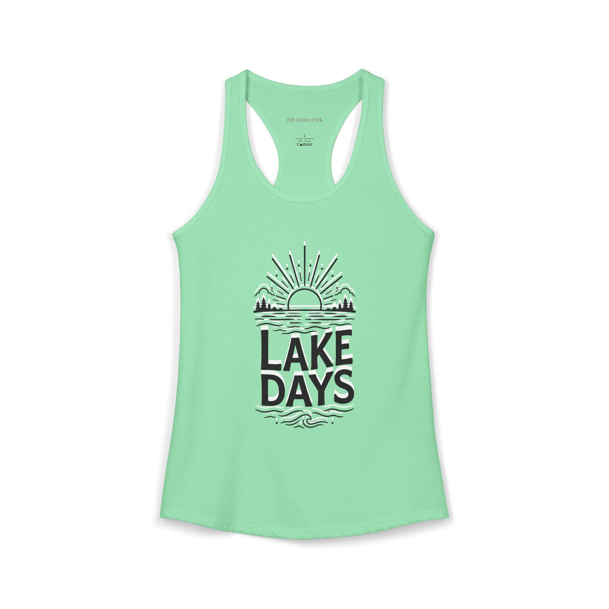 Lake Days — Women's Racerback Tank