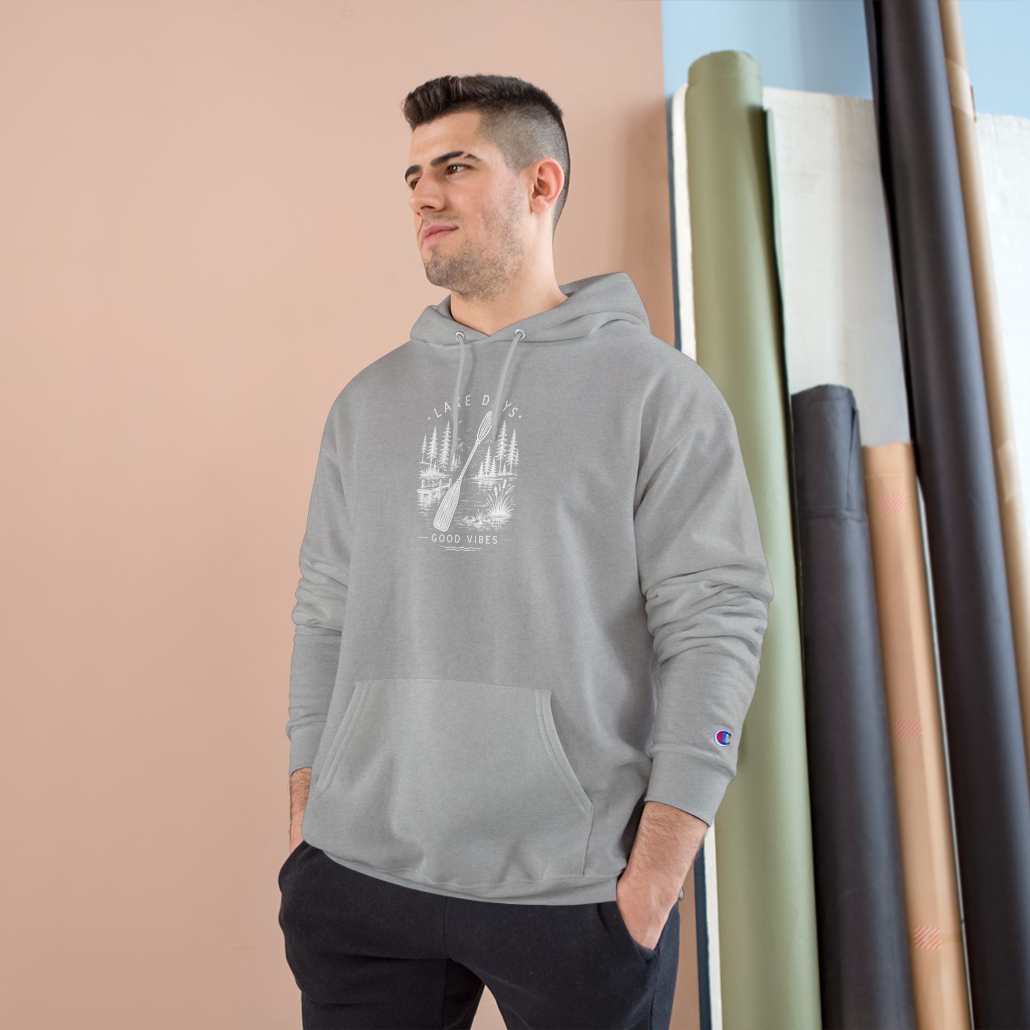 Paddle Out Champion Hoodie (Front & Back)