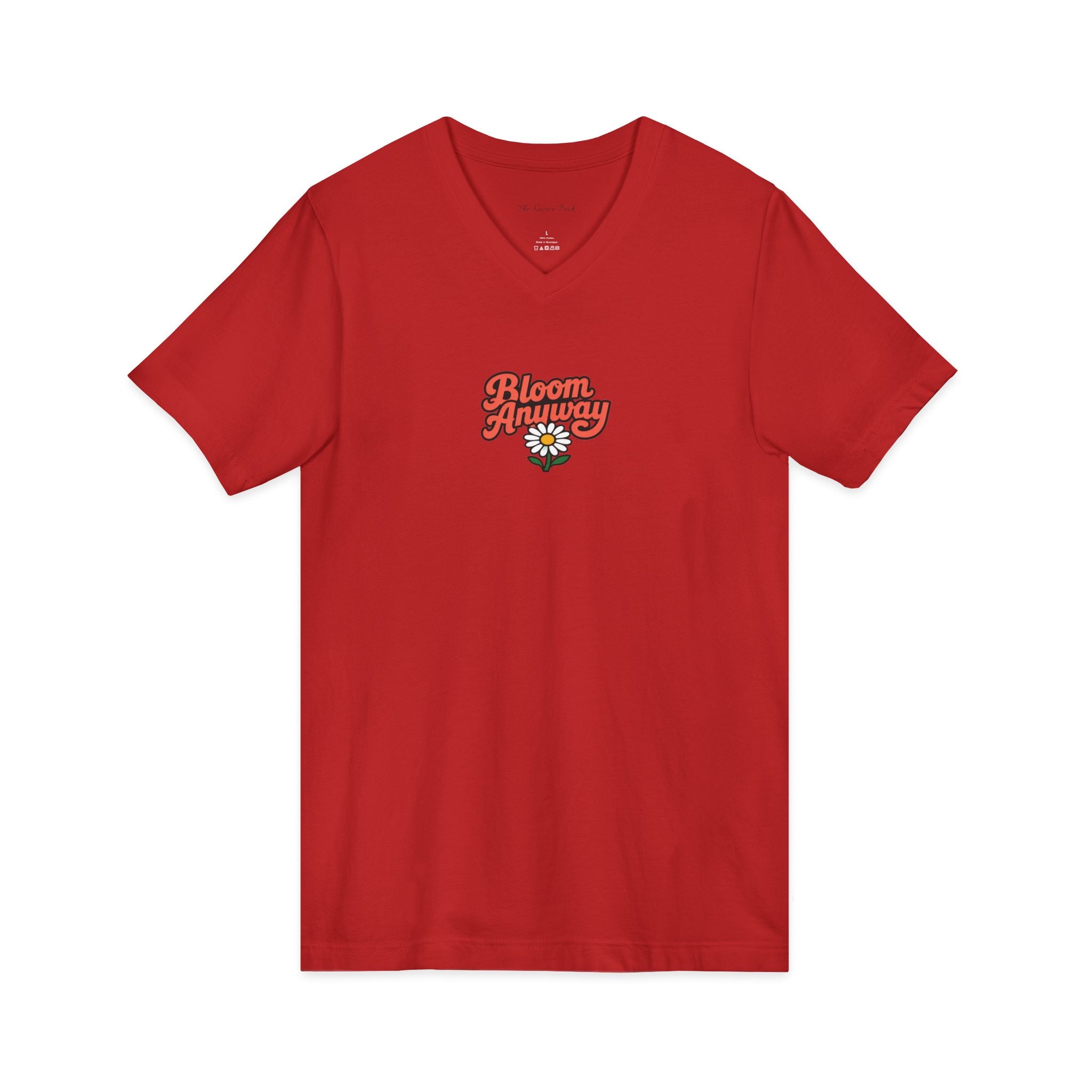 Bloom Anyway — V-Neck Tee