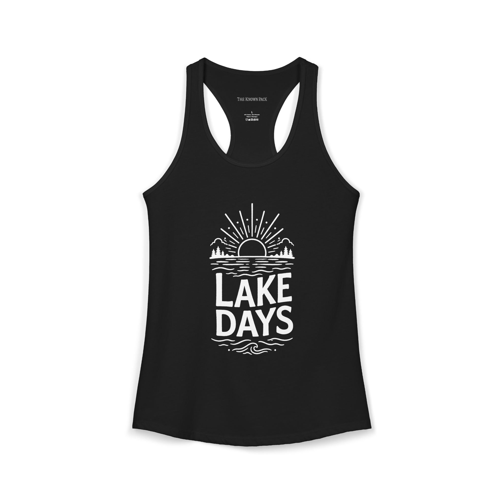 Lake Days — Women's Racerback Tank