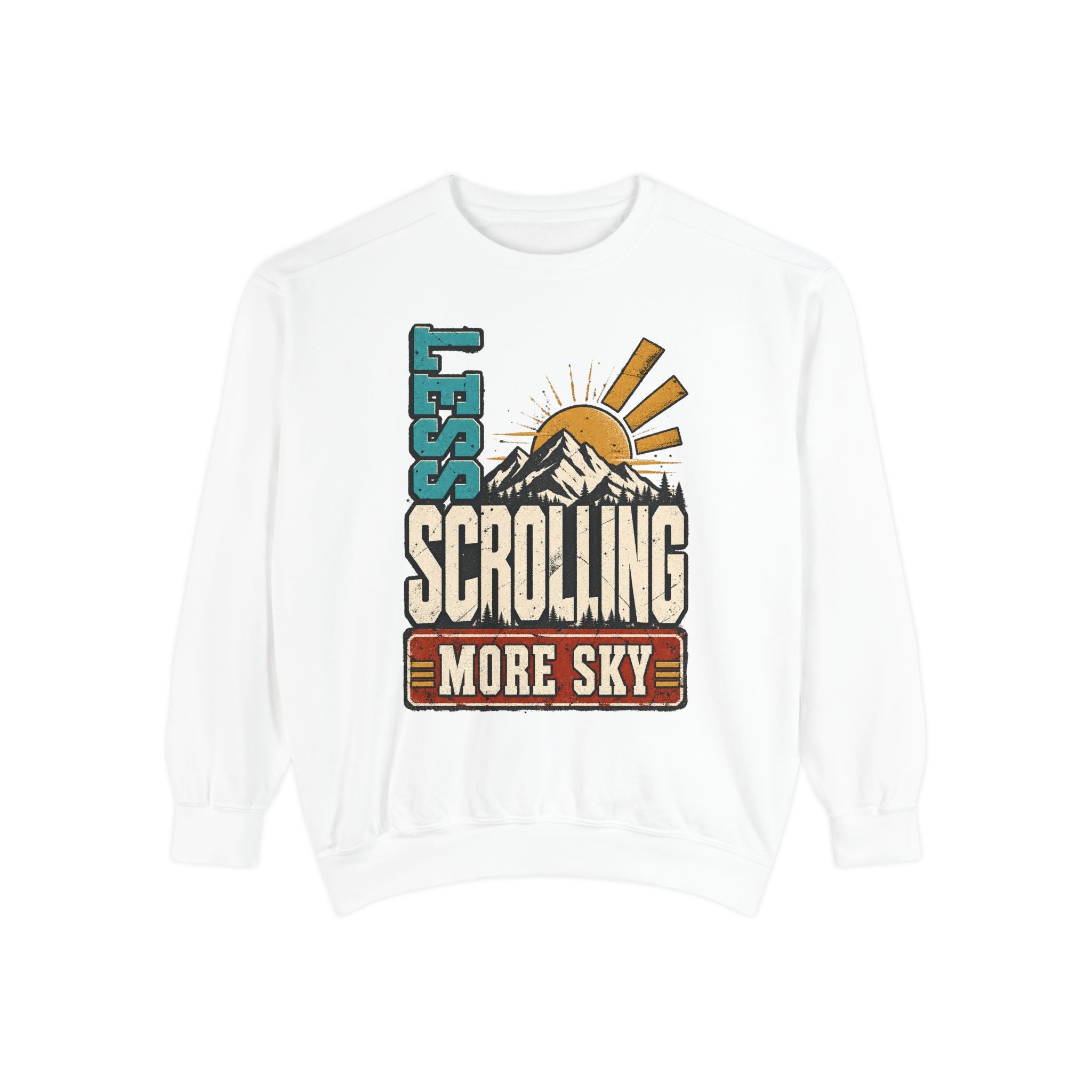 Less Scrolling More Sky Sweatshirt