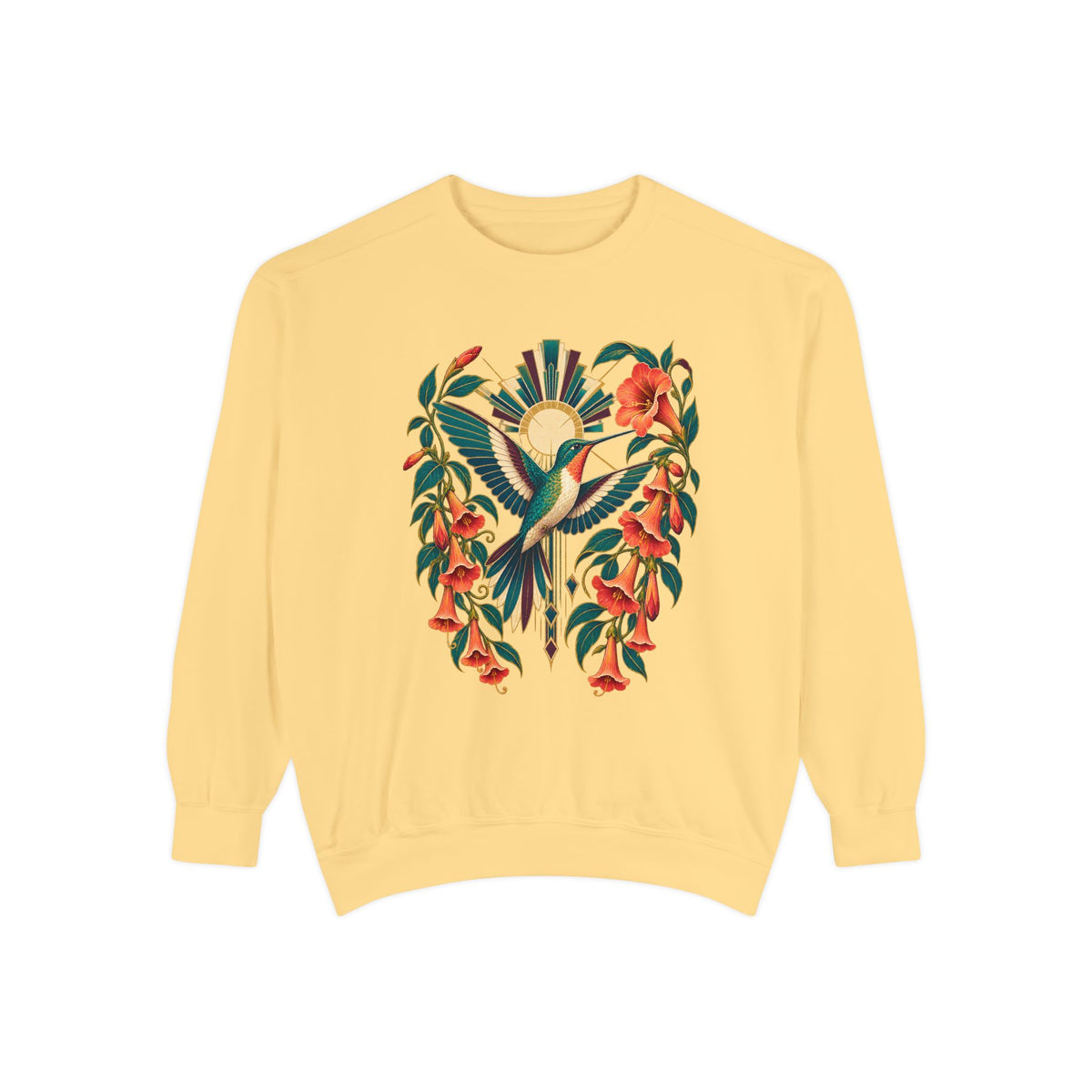 Trumpet Vine Hummingbird Sweatshirt