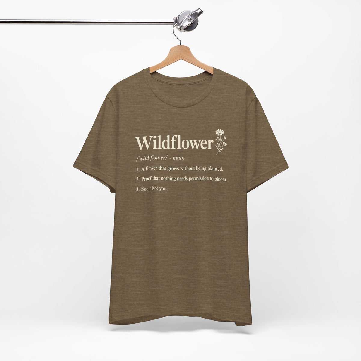 Wildflower Definition Botanical T-Shirt